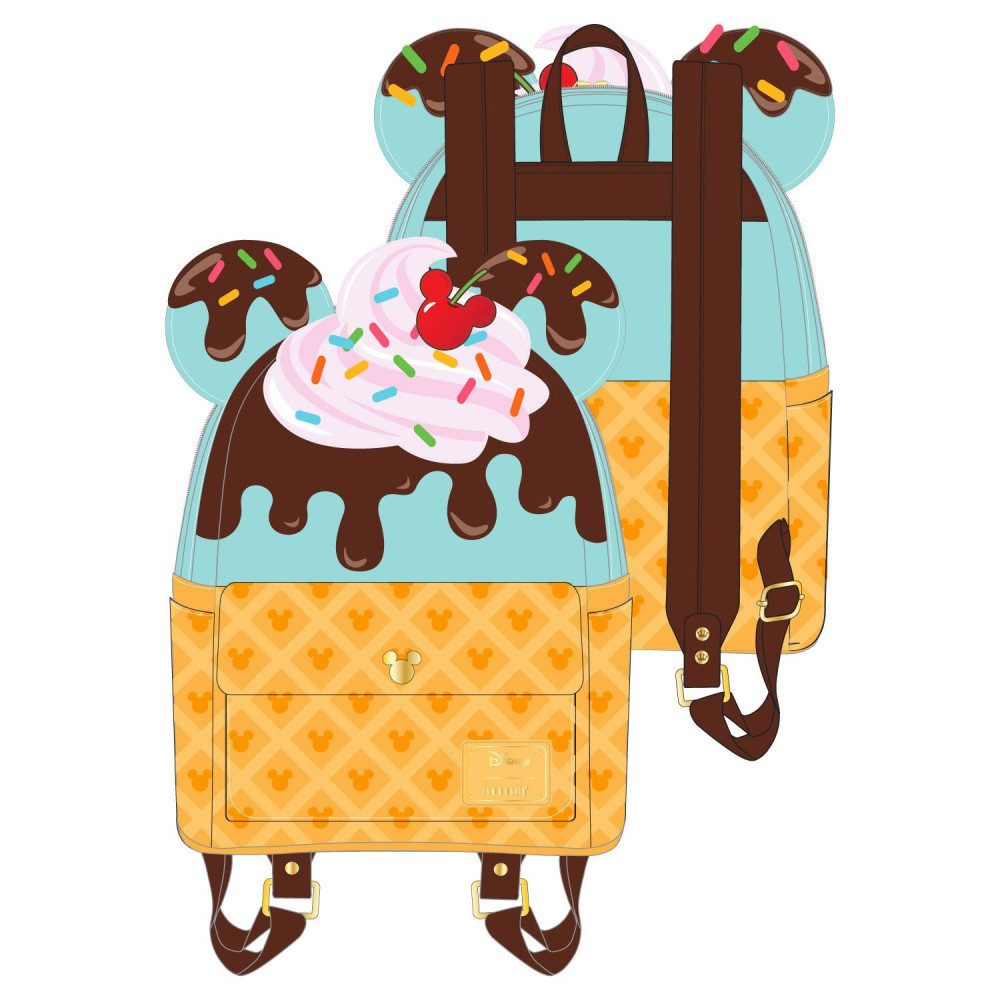 Rucksack Disney by Loungefly Rucksack Mickey and Minnie Sweets Ice Cream