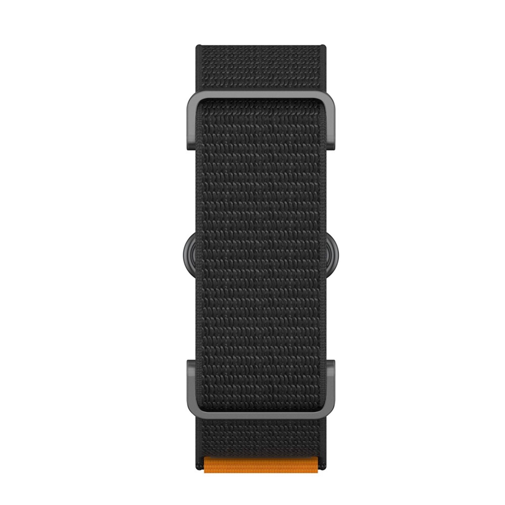 Wigento Smartwatch-Armband Nylon für Google Fitbit Air Klettverschluss Metall Schutz Gehäuse, Metall Schutzgehäuse, Klettverschluss, atmungsaktiv – Bild 3 von 5