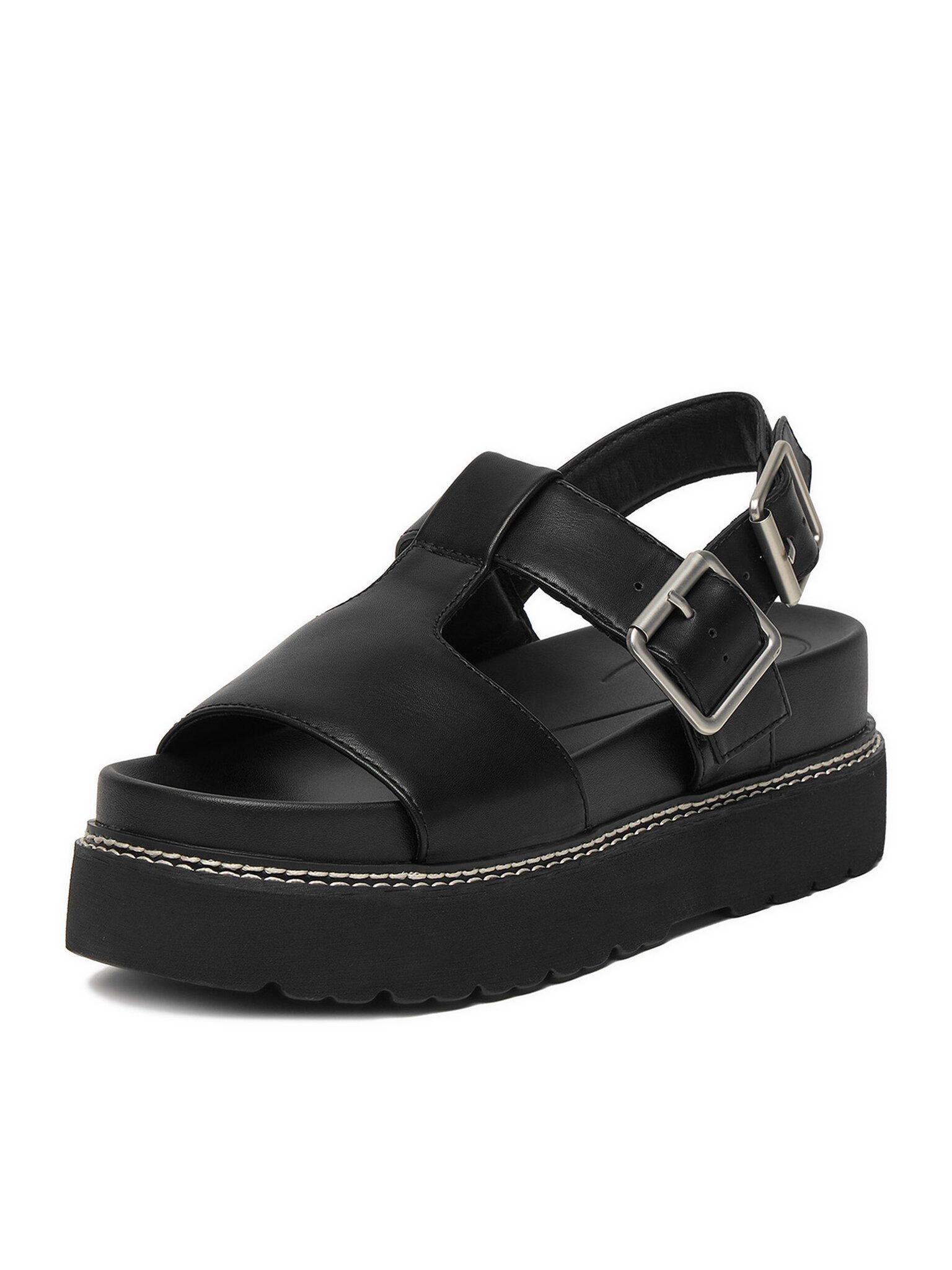 Jenny Jenny Damensandalen Schwarz JENNY-CEO-HY2531-1 Schwarz Sandale