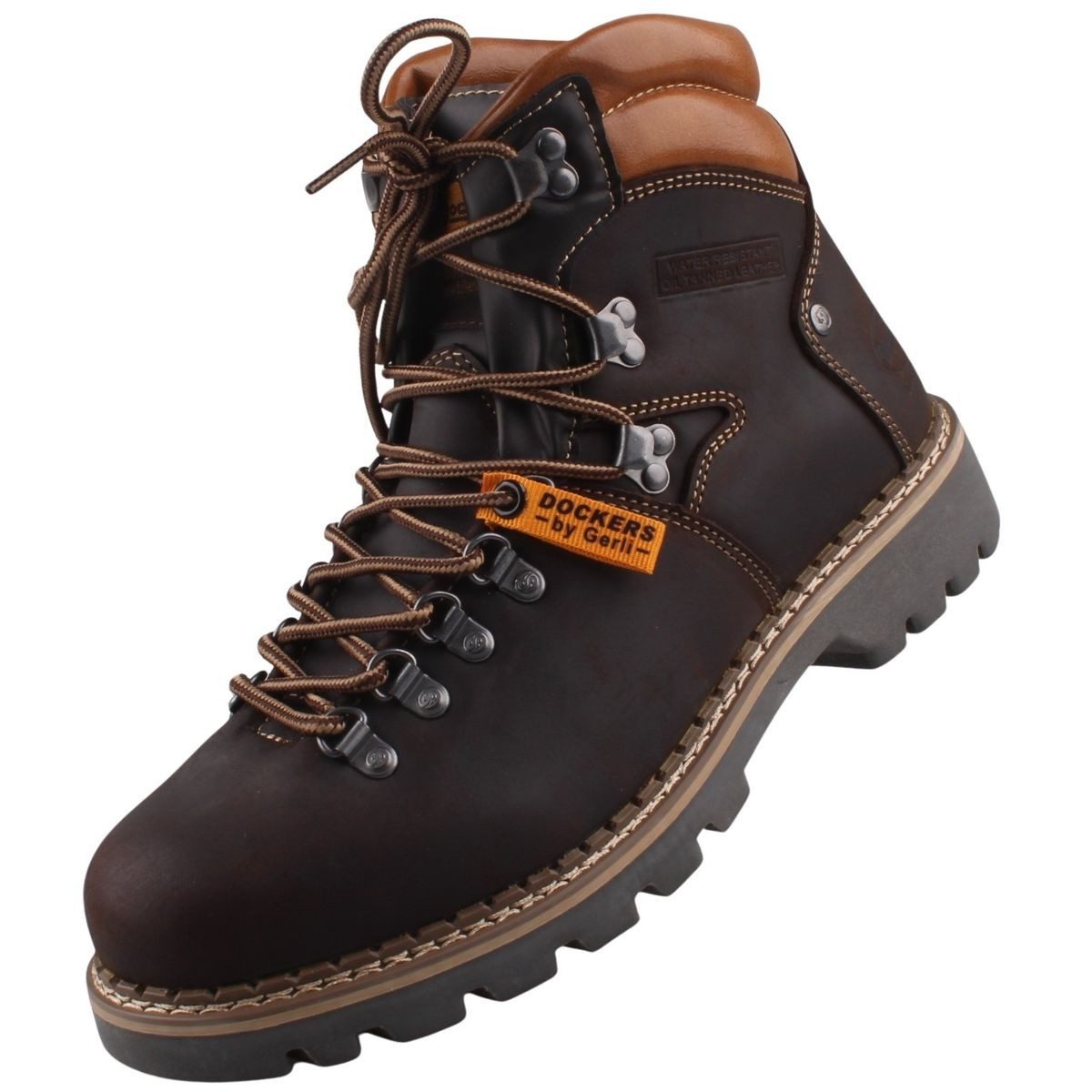 Dockers by Gerli 45NB004/29NB004-alle Farben Outdoorschuh Outdoorstiefel aus Fettleder im Bergsteiger-Style