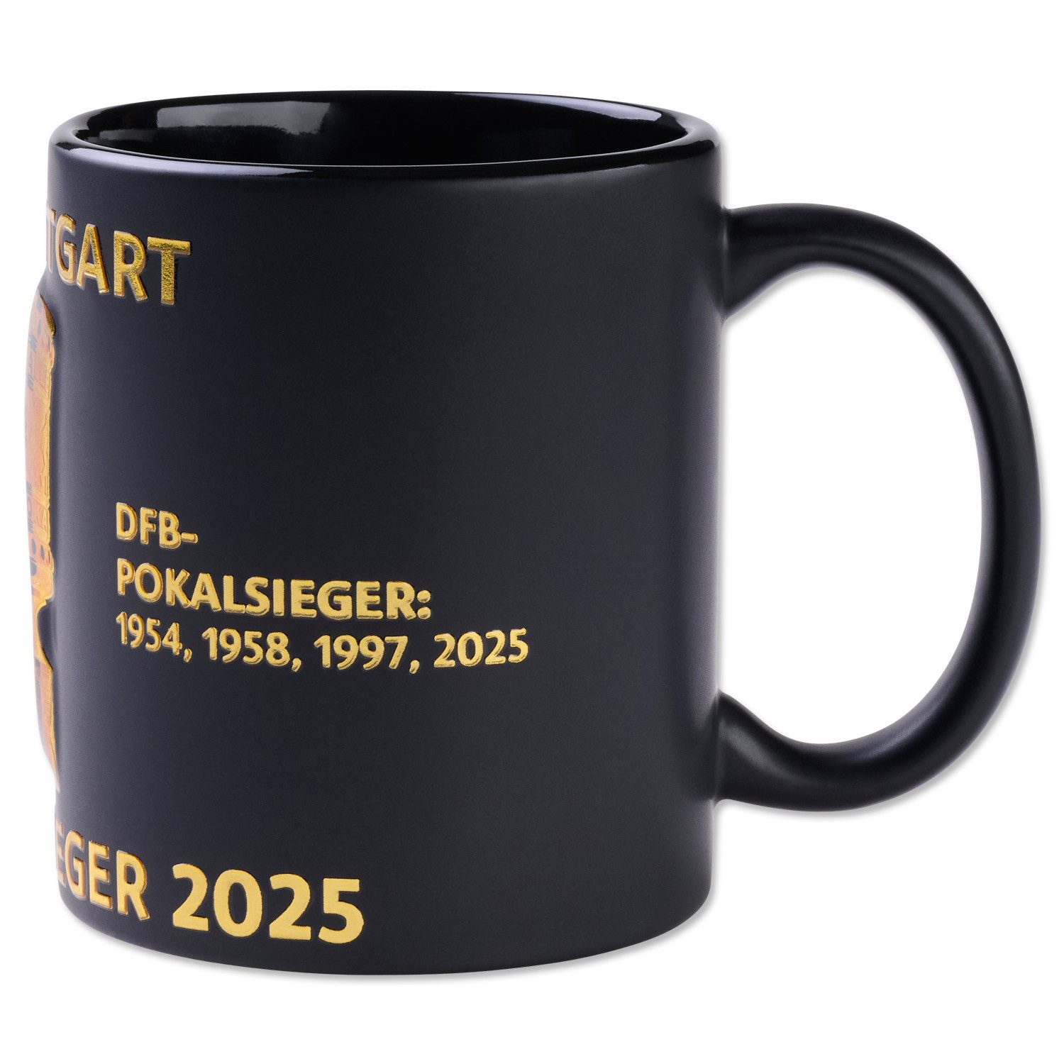 Tradecon Tasse VfB Stuttgart Tasse Pokal Metallic 0,3L, Keramik – Bild 3 von 3