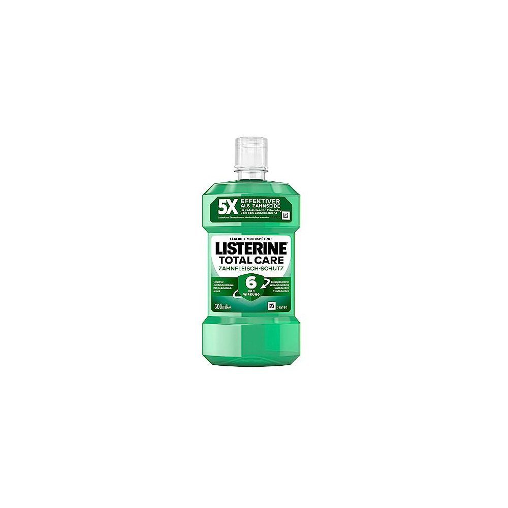 Listerine Mundwasser, Total Care Zahnfleisch-Schutz (500 ml), schützende Mundspülung