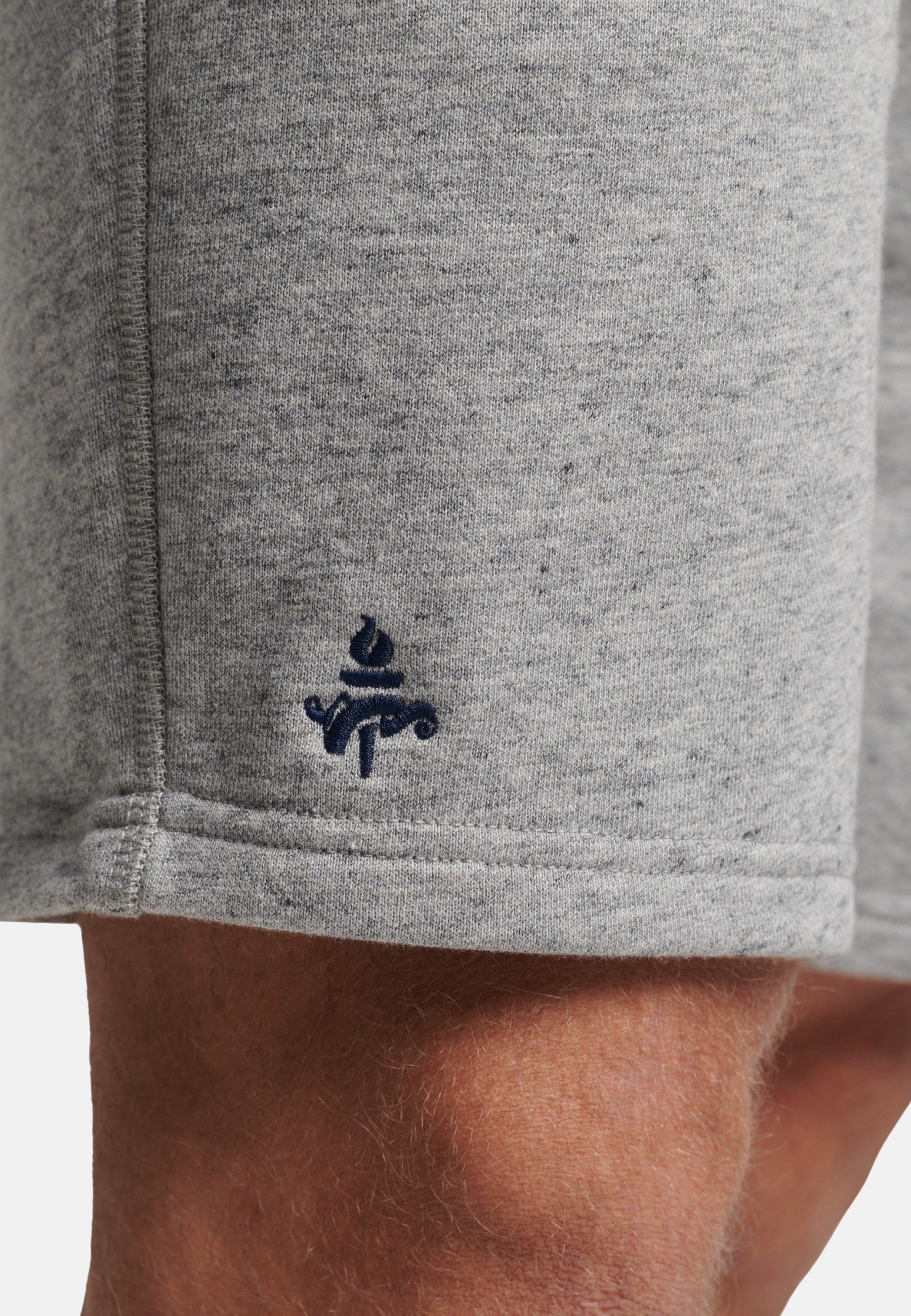 Vintage mit Sweat-Shorts Sweatshorts Hose grau Superdry Logo-Stickerei