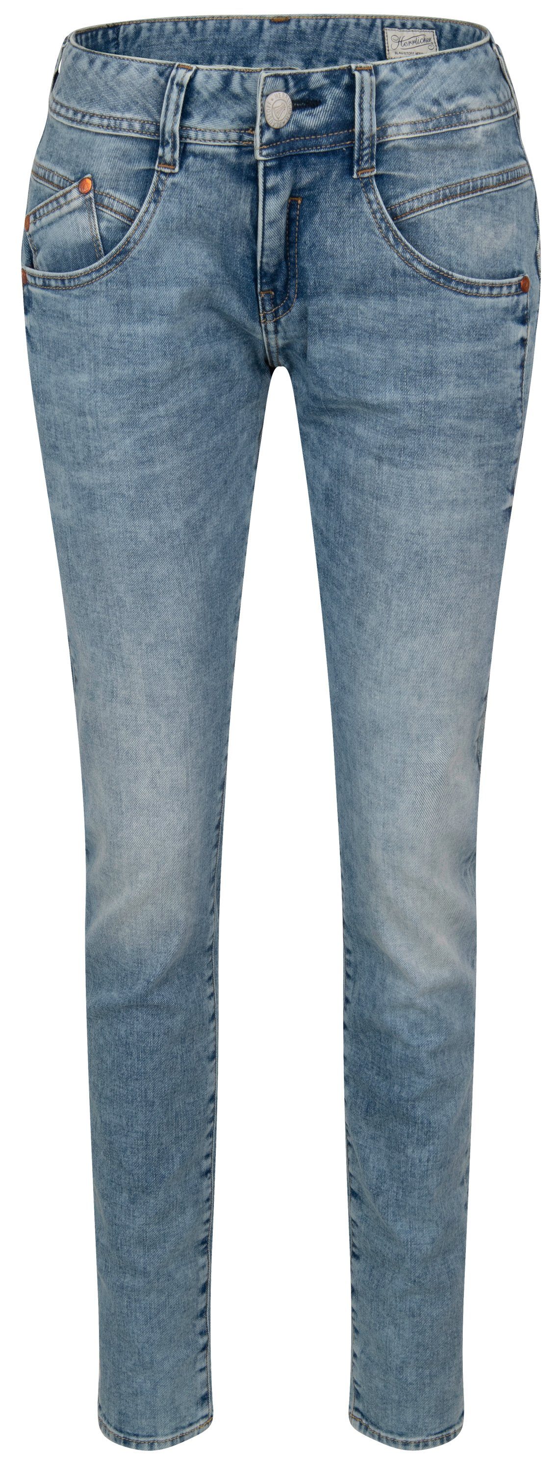 Stretch-Jeans HERRLICHER GILA SLIM Organic Denim Cashmere glare 5606-OD902-899