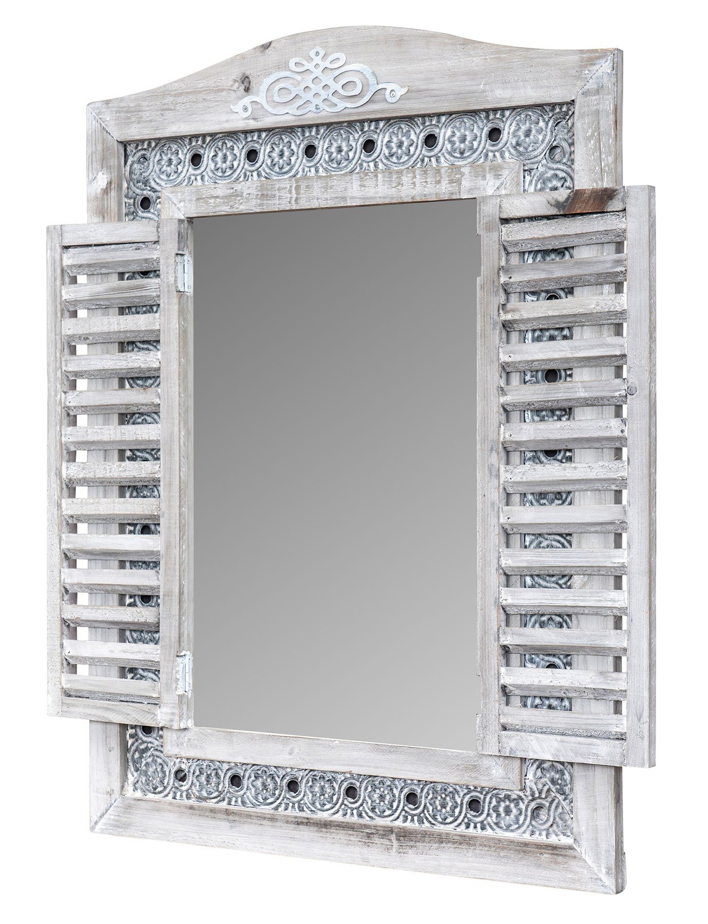 Levandeo® Wandspiegel, Wandspiegel Spiegel Fenster H73cm günstig online kaufen