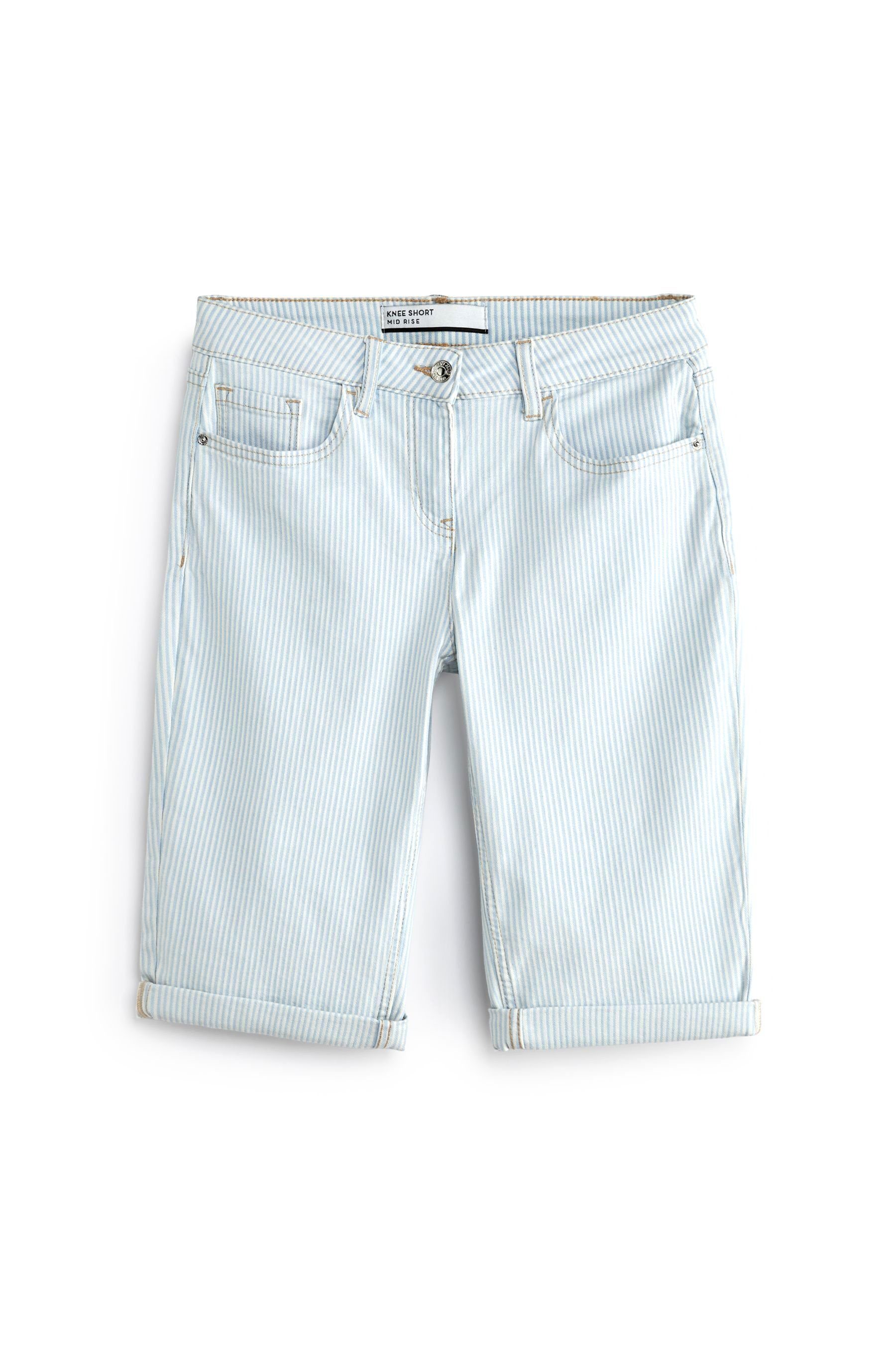 Next Jeansshorts Knielange Denim-Shorts (1-tlg)