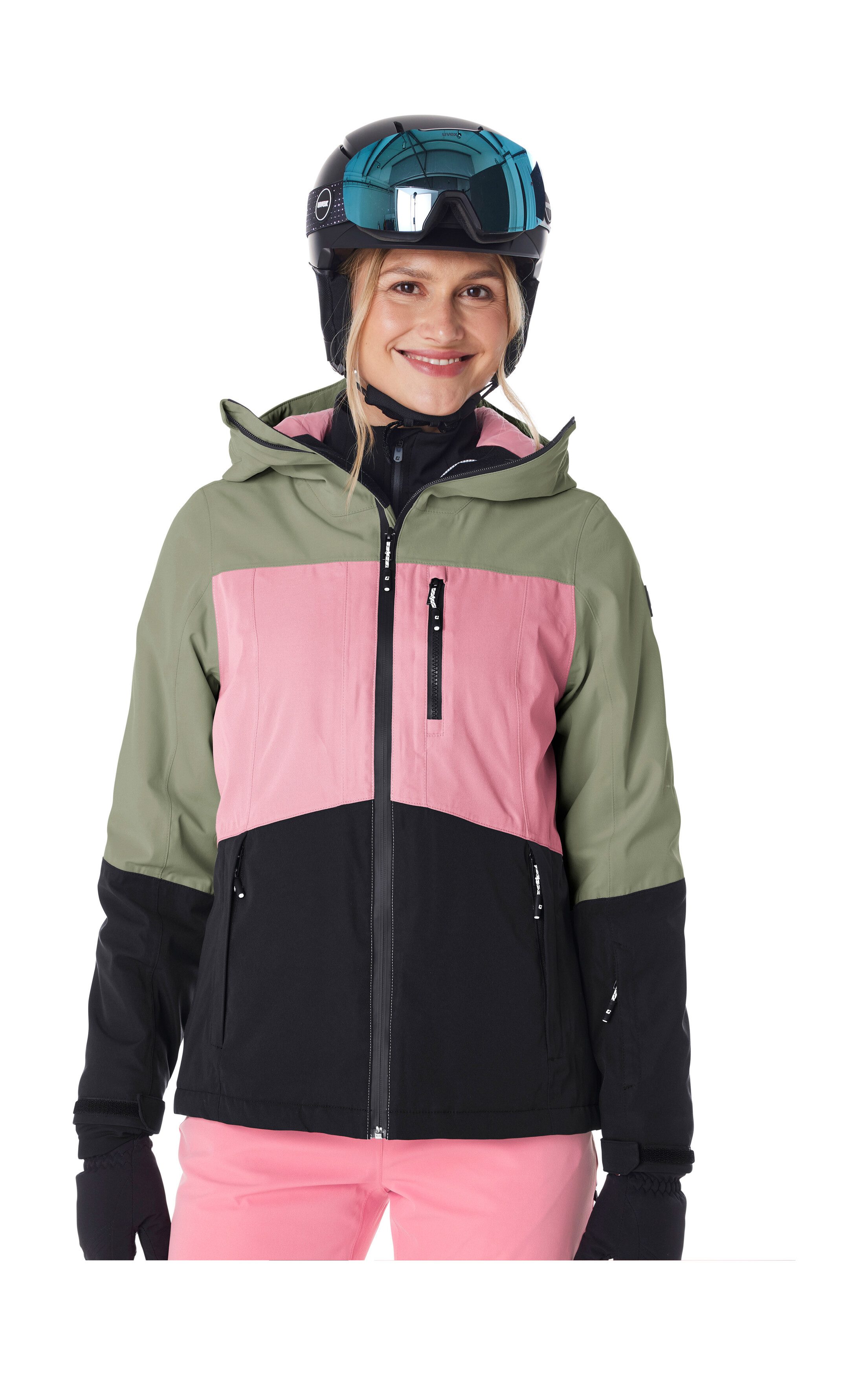 Killtec Skijacke KSW 277 WMN SKI JCKT Wasserdichte Damenjacke mit Schneefang, verstellbar und atmungsaktiv