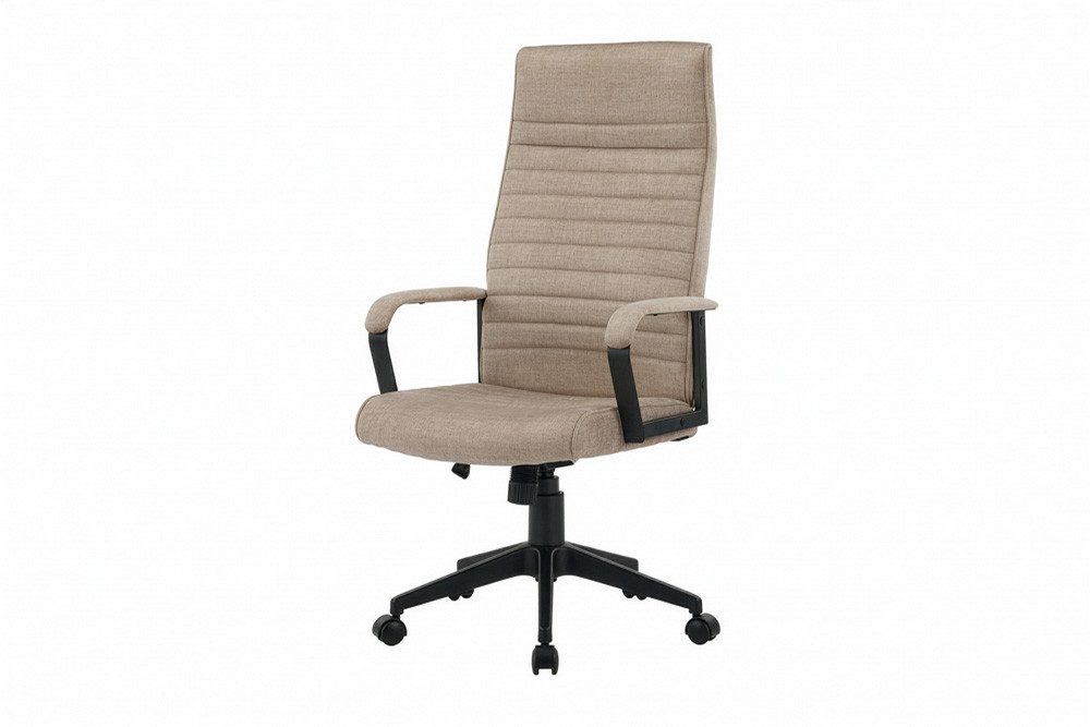 riess-ambiente Bürostuhl LAZIO taupe/schwarz - Samt, Metall, drehbar, höhenverstellbar, Gaming (Einzelartikel, 1 St), Moderner Gamingstuhl auf Rollen - ideal für Schlaf- und Arbeitszimmer