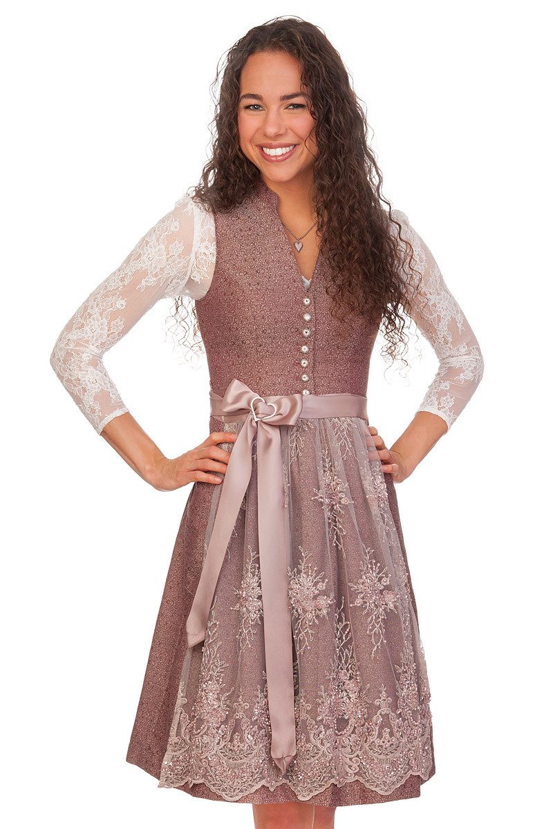 Dirndl Midi Dirndl 2tlg. - GALINDA - mauve