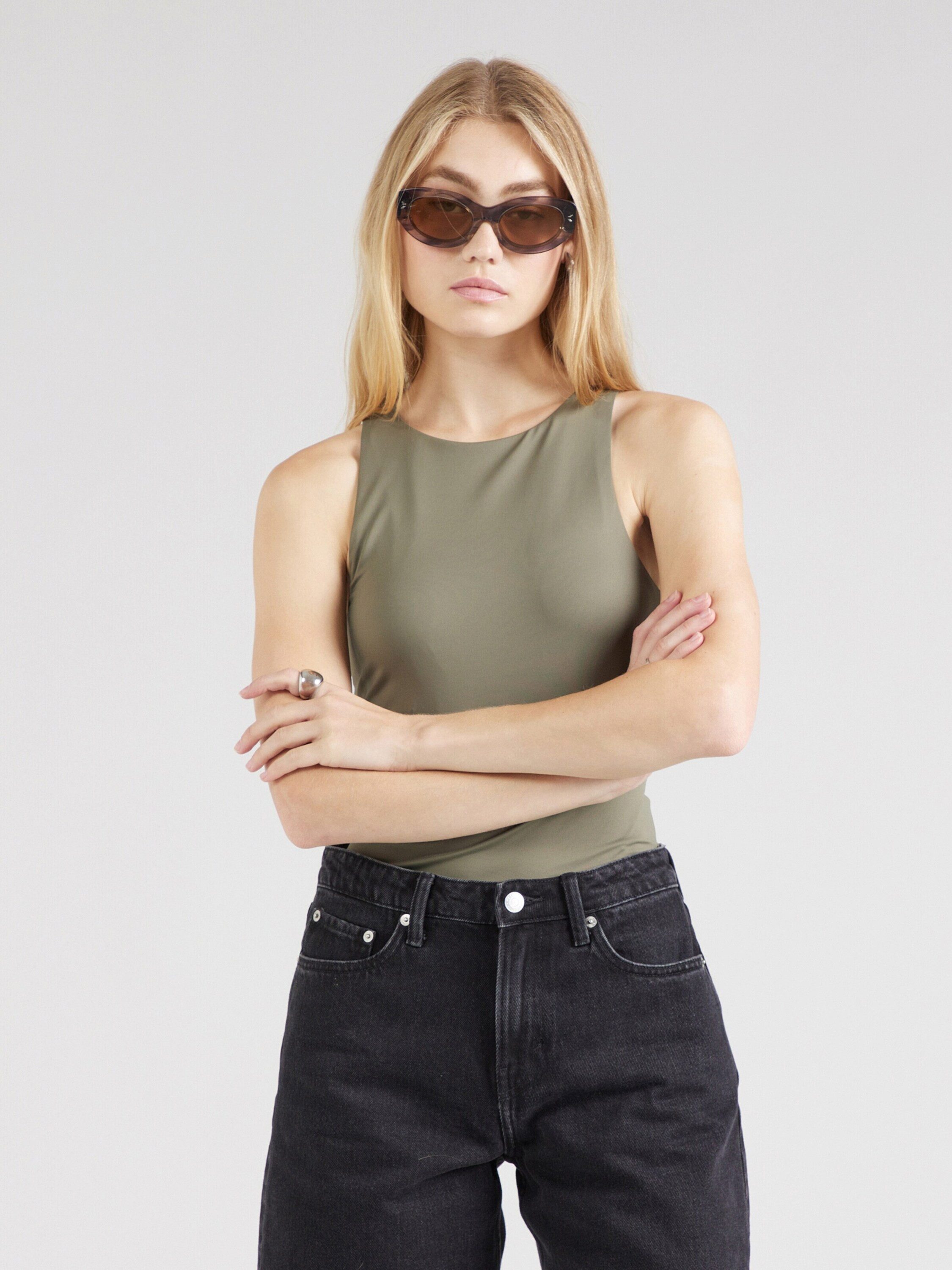 Vila Shirttop Kenza (1-tlg) Plain/ohne Details