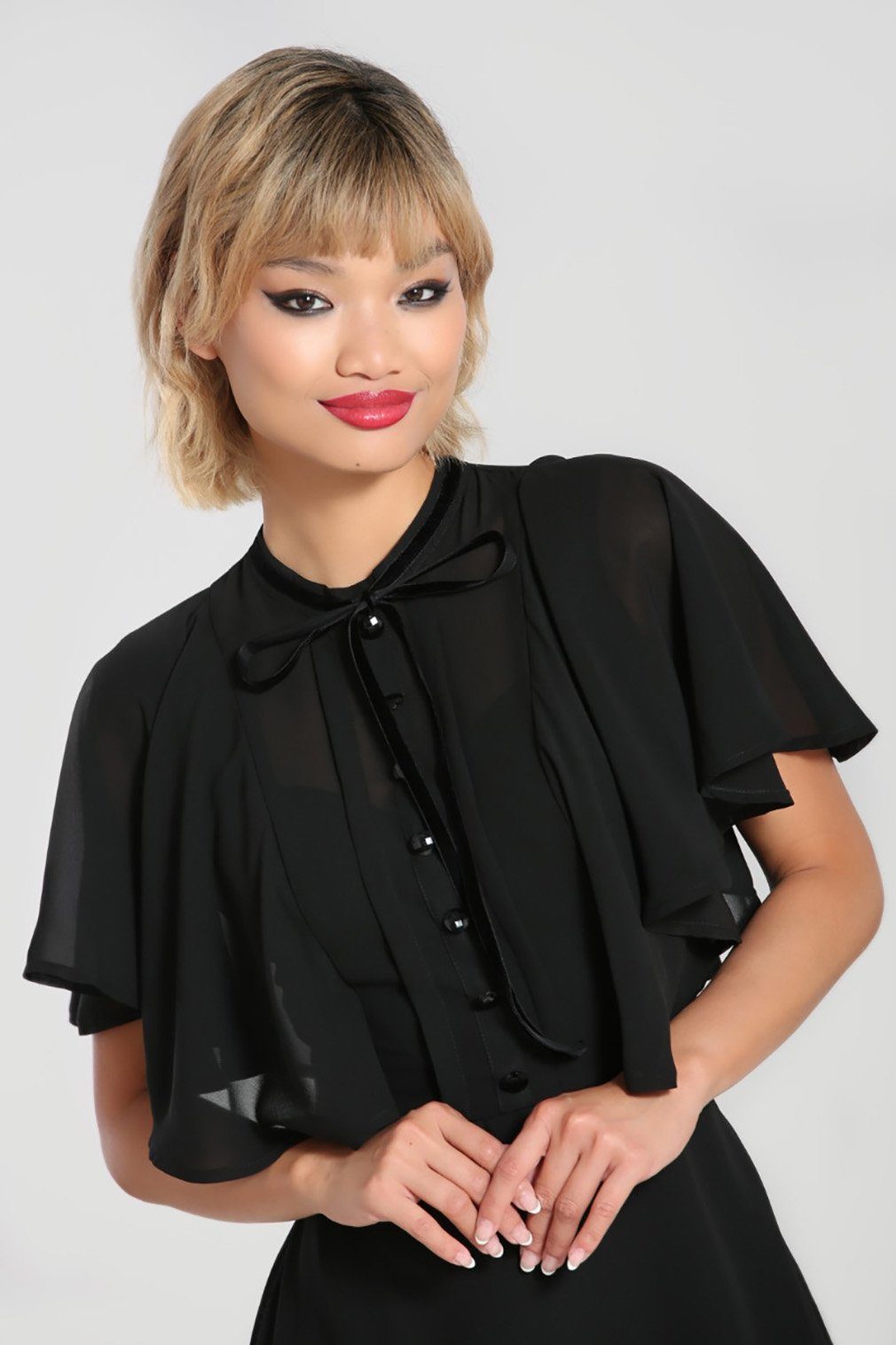 Hell Bunny A-Linien-Kleid Imperia Dress Vintage Gothic