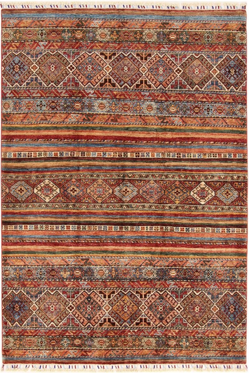 Orientteppich Arijana Shaal 151x218 Handgeknüpfter Nain Orientteppich, 5 mm rechteckig, Trading, Höhe