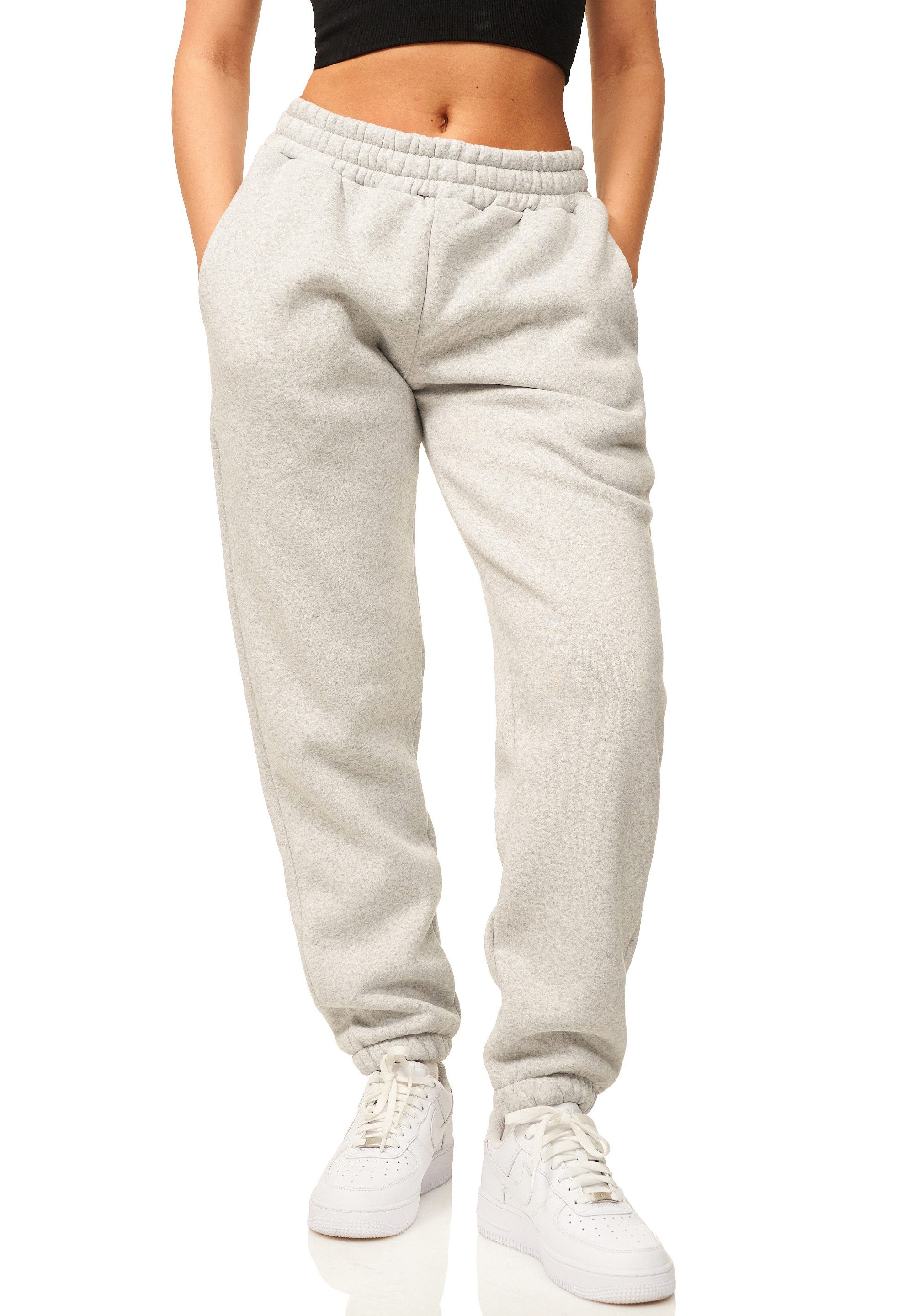 Jogginghose im Straight-Fit als Lange Trainingshose Sweatpants