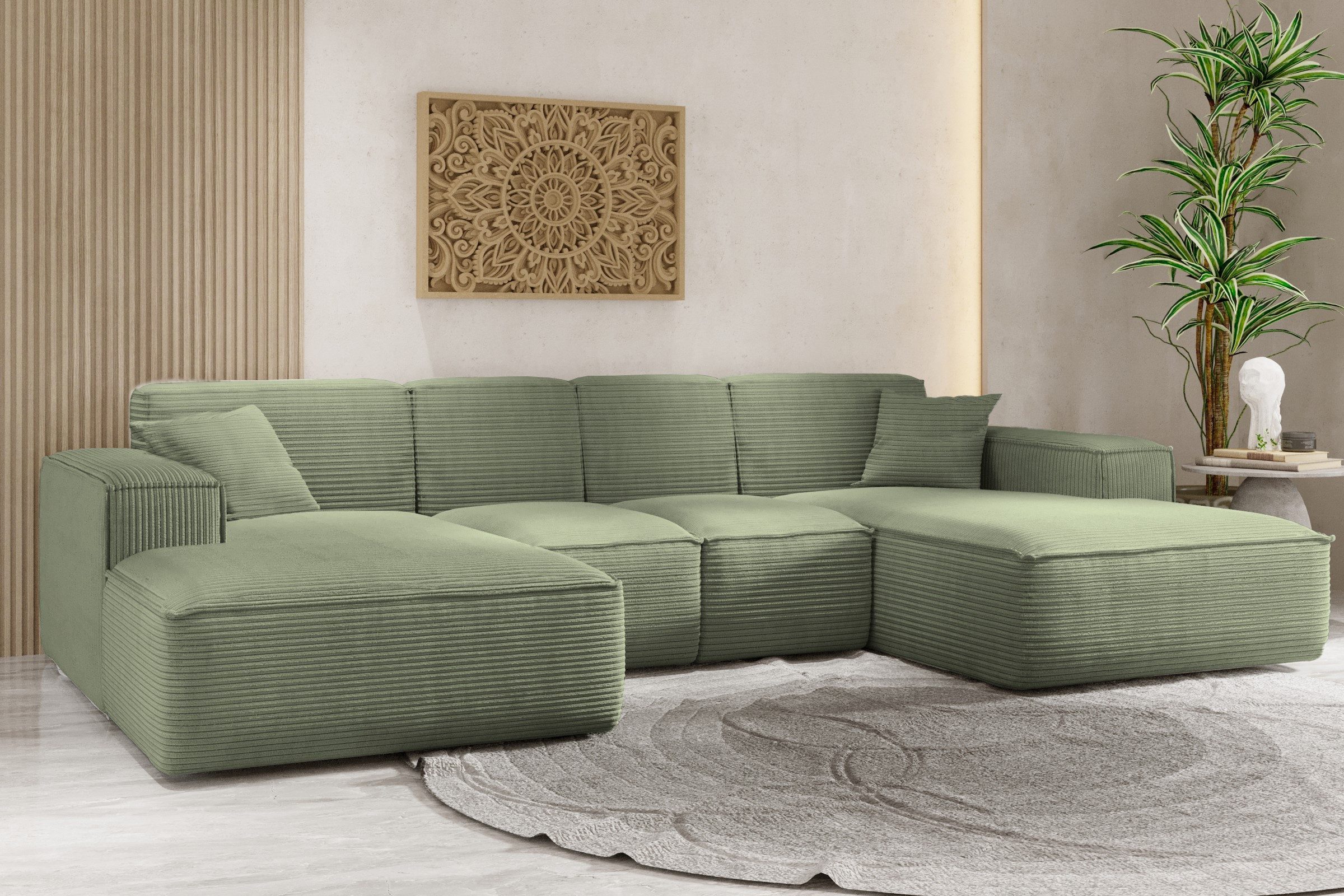 Kaiser Möbel Ecksofa Eckcouch U form, günstig online kaufen