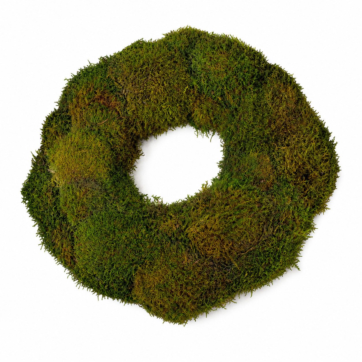 finehomegarden Dekokranz Kranz Lappenmoos Ø35cm Natur grün Türkranz Wandkranz He