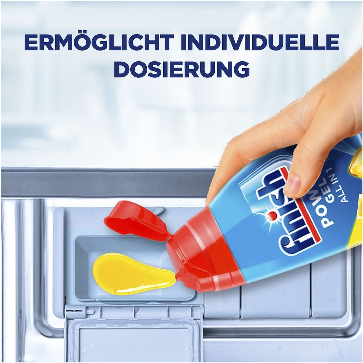 FINISH Power Gel All in 1 - Citrus Spülmaschinenreiniger (650 ml)