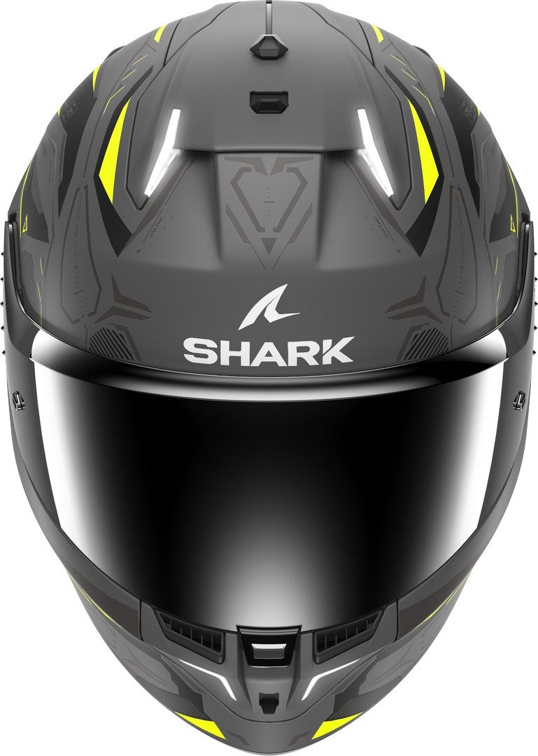 Shark Motorradhelm Skwal i3 Linik Helm, integriertes Sonnenvisier,geeignet für Brillenträger,Pinlockschei