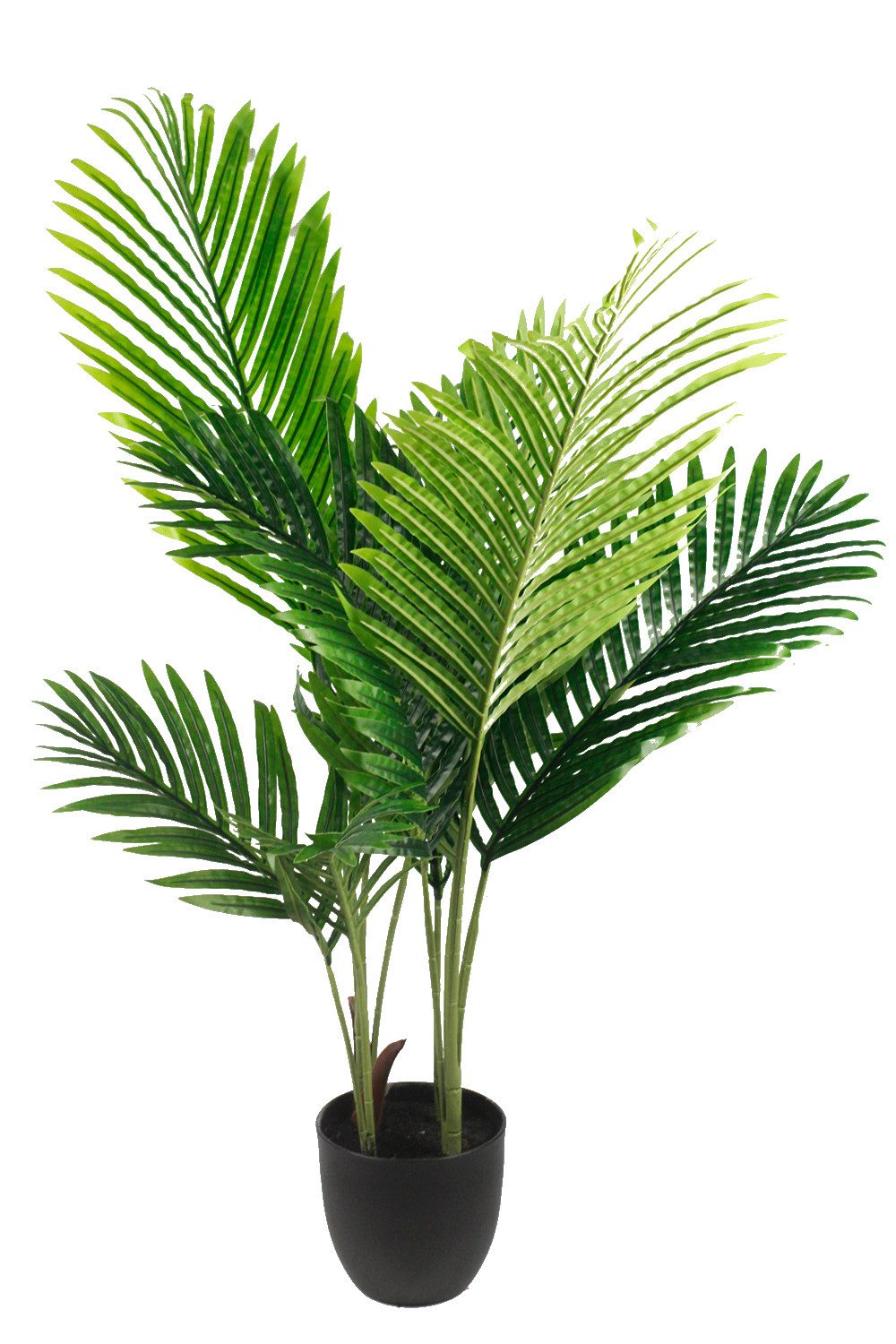 Kunstpalme KP111 Kunstpflanze Palme künstliche Pflanze Palme, Arnusa, Höhe 90 cm, im Topf