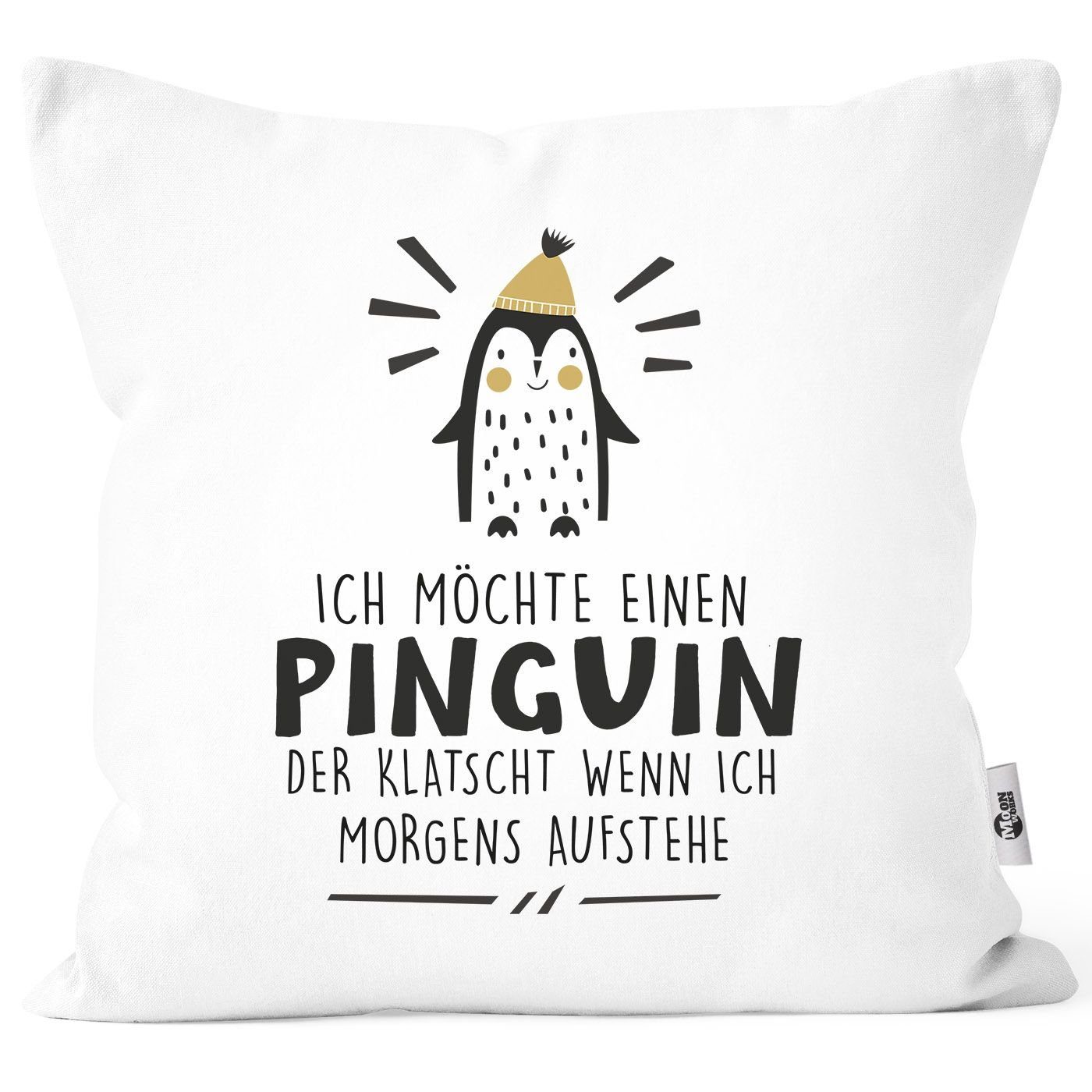 MoonWorks Dekokissen Kissen-Bezug mit Spruch lustig günstig online kaufen