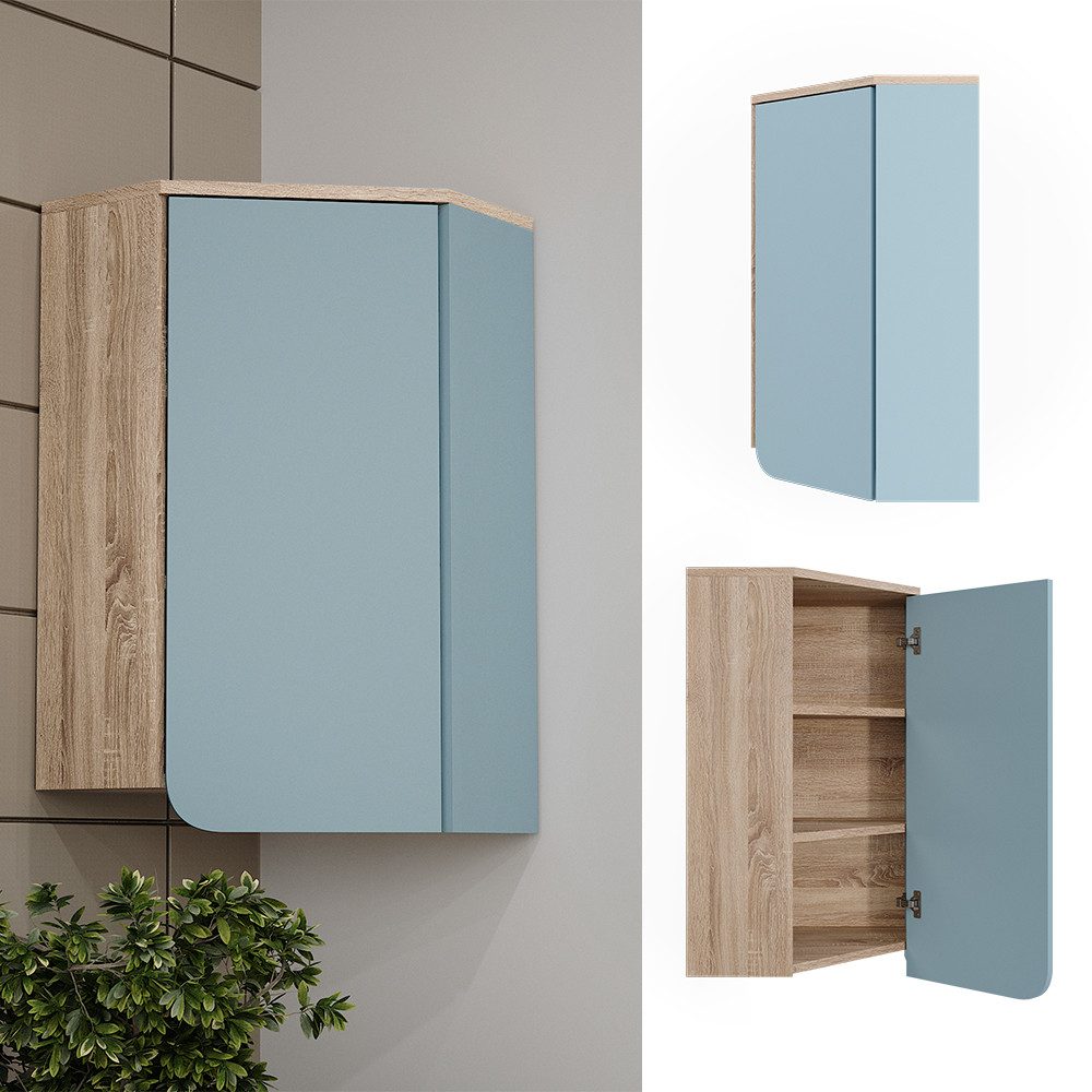 Vicco Hängeschrank Karen, Blau-Grau/Sonoma, 42.4 x günstig online kaufen