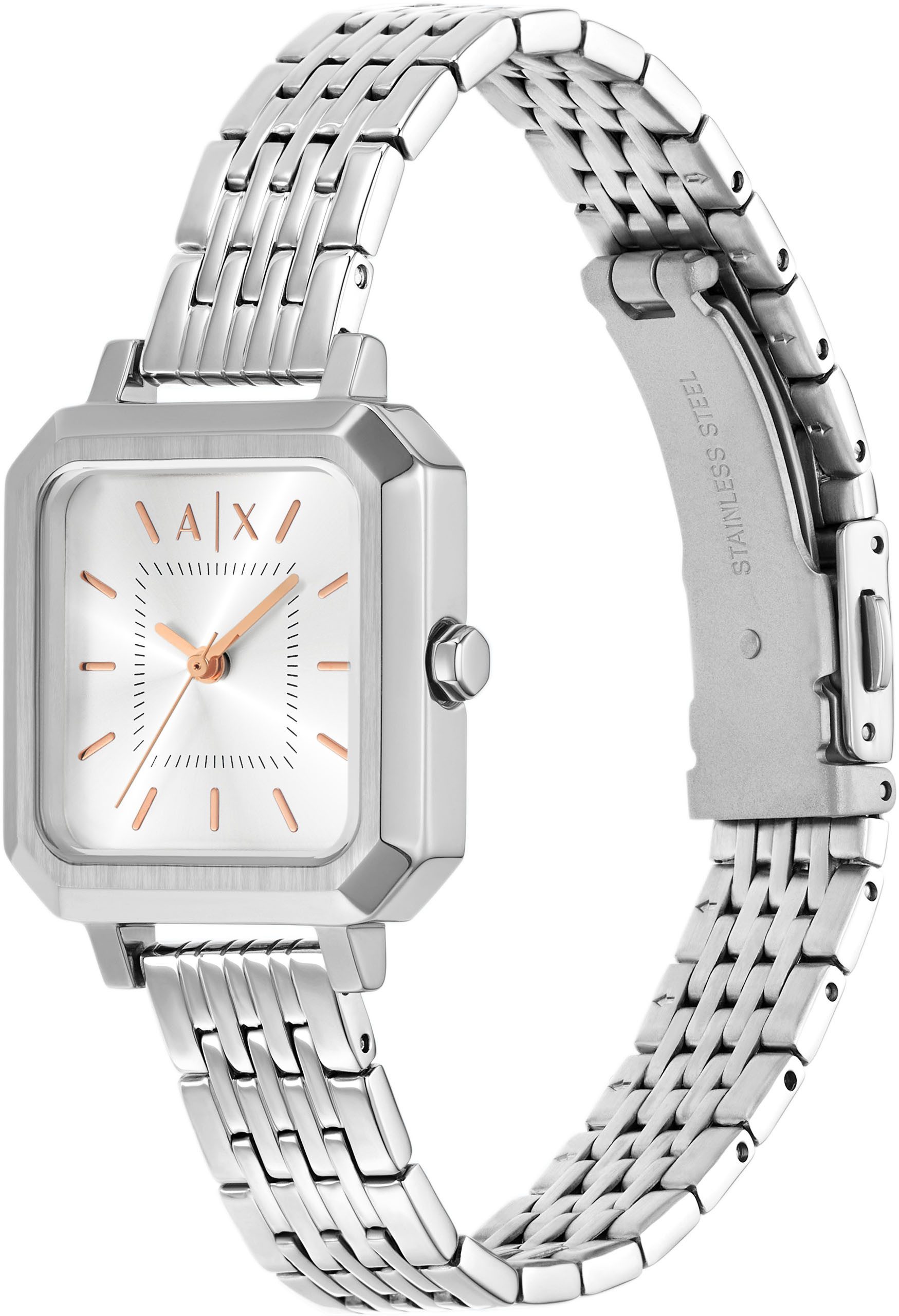 ARMANI EXCHANGE Quarzuhr AX5724, Armbanduhr, Damenuhr, Edelstahlarmband, analog