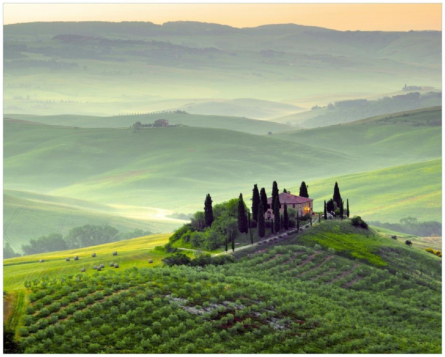 Wallario Poster, Toskana in Italien, in günstig online kaufen