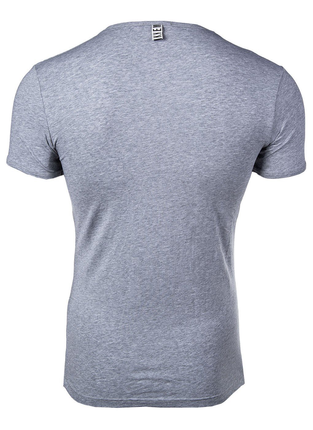 Bikkembergs T-Shirt Herren Grau T-Shirt, Pack - Unterhemd BIPACK, 2er