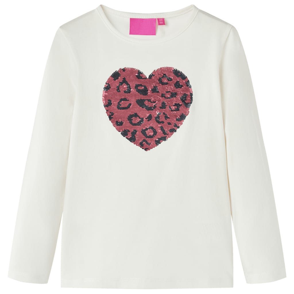 Langarmshirt Kinder-Langarmshirt Ecru 104