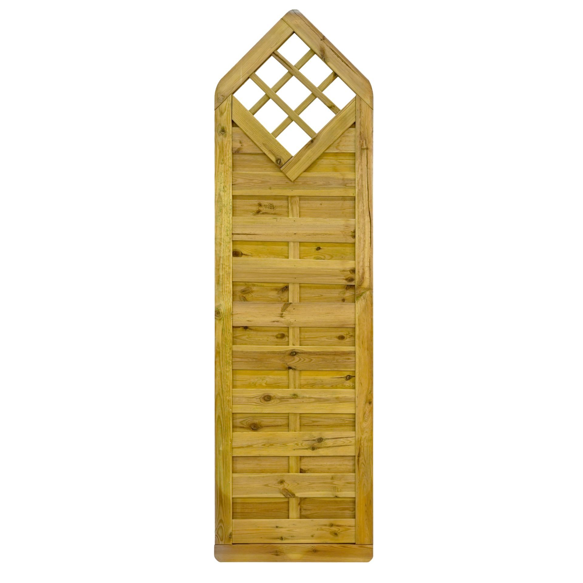 GartenLand Zaun Dichtzaun Vario Massiv „Extra Stabil“ gerade Kiefer KDI, (Set, Ohne Pfosten)