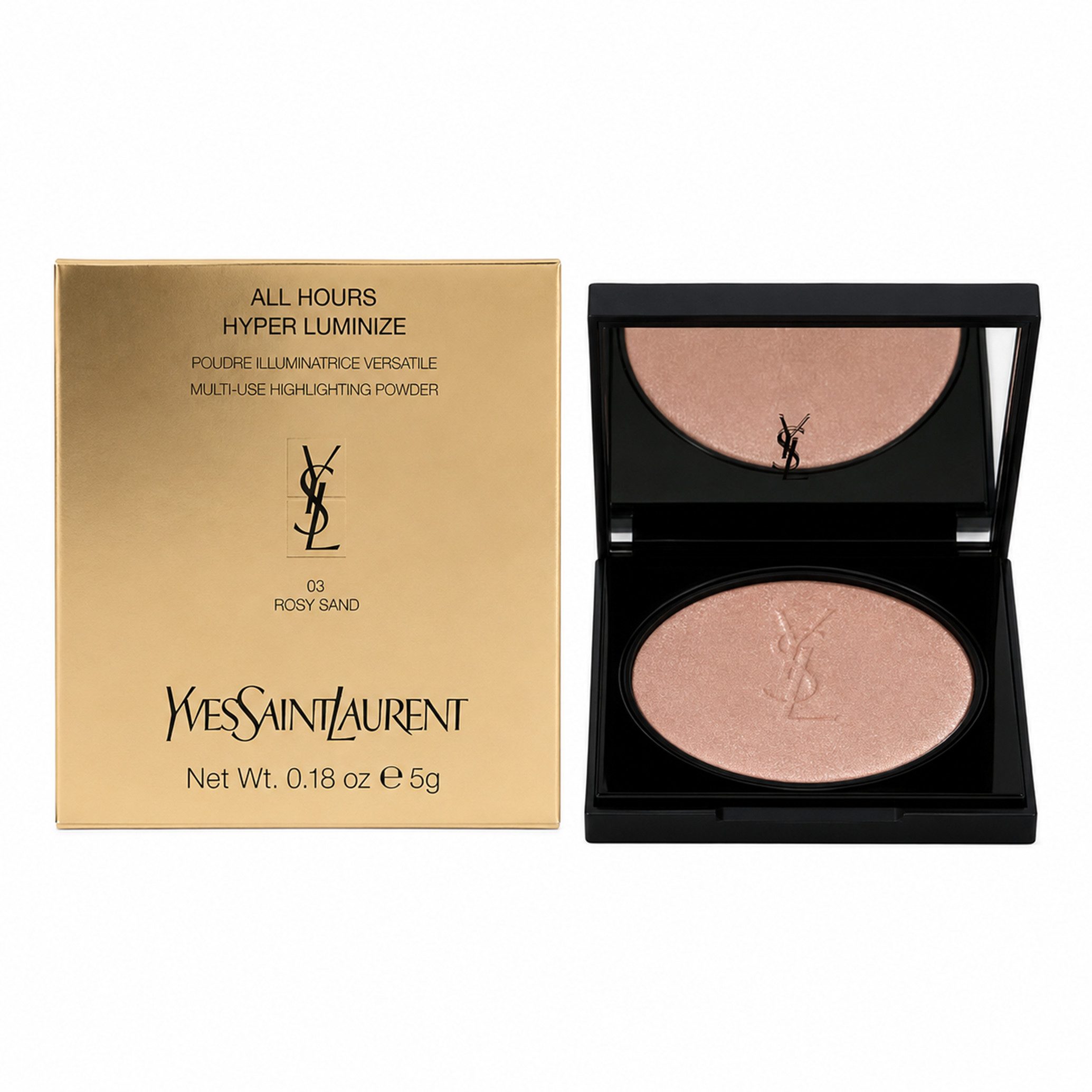 YVES SAINT LAURENT Puder Yves Saint Laurent All Hours Hyper 03 Rosy Sand Light Honey Powder