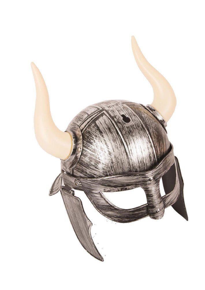 Kostüm Wikinger-Helm Brillenhelm Erwachsene mit Hörner
