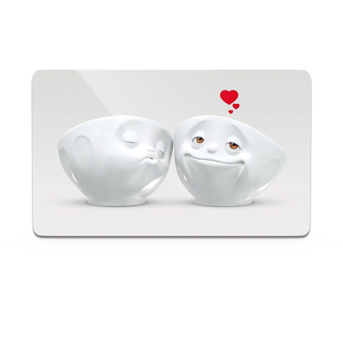 FIFTYEIGHT PRODUCTS Frühstücks-Geschirrset TV Tasse Frühstücksbrettchen 01.21 Süßes Leben, TV Tasse Frühstücksbrettchen 01.21 Süßes Leben