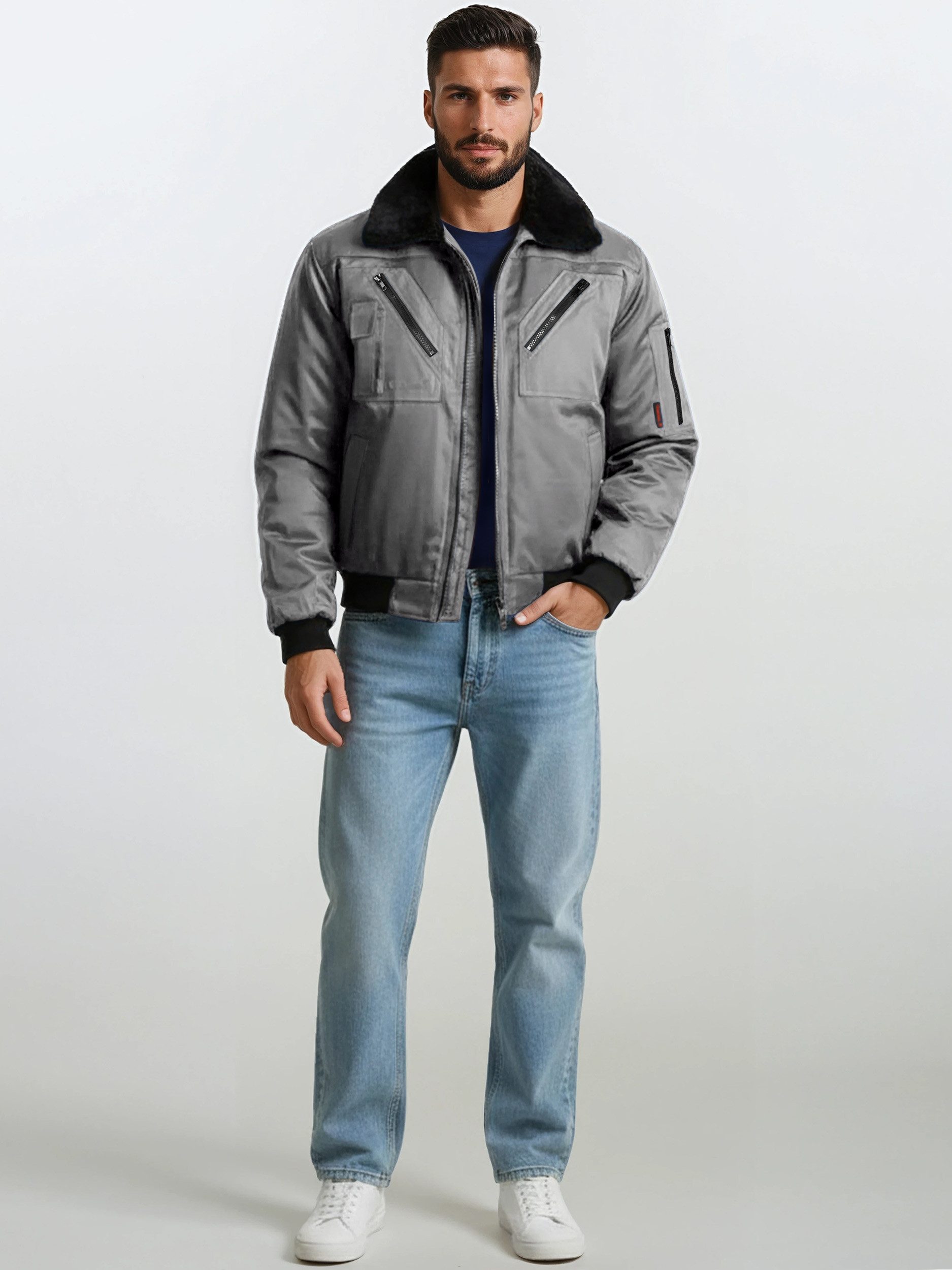 urbandreamz workwear Pilotenjacke 4-in-1 Arbeitsjacke Übergangsjacke günstig online kaufen