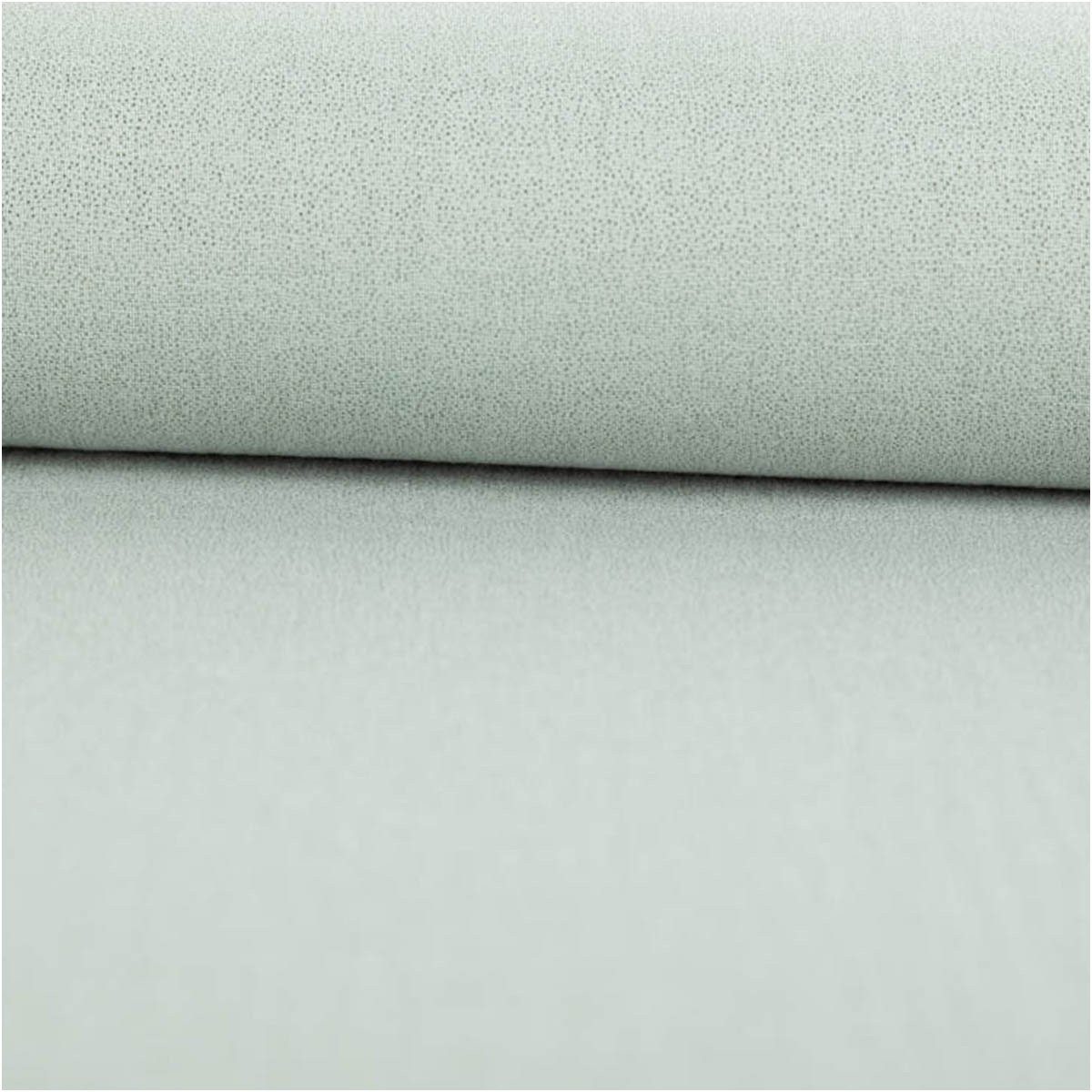 SCHÖNER LEBEN. Stoff Musselin Stoff Glitzer grün 1,35m Breite, atmungsaktiv