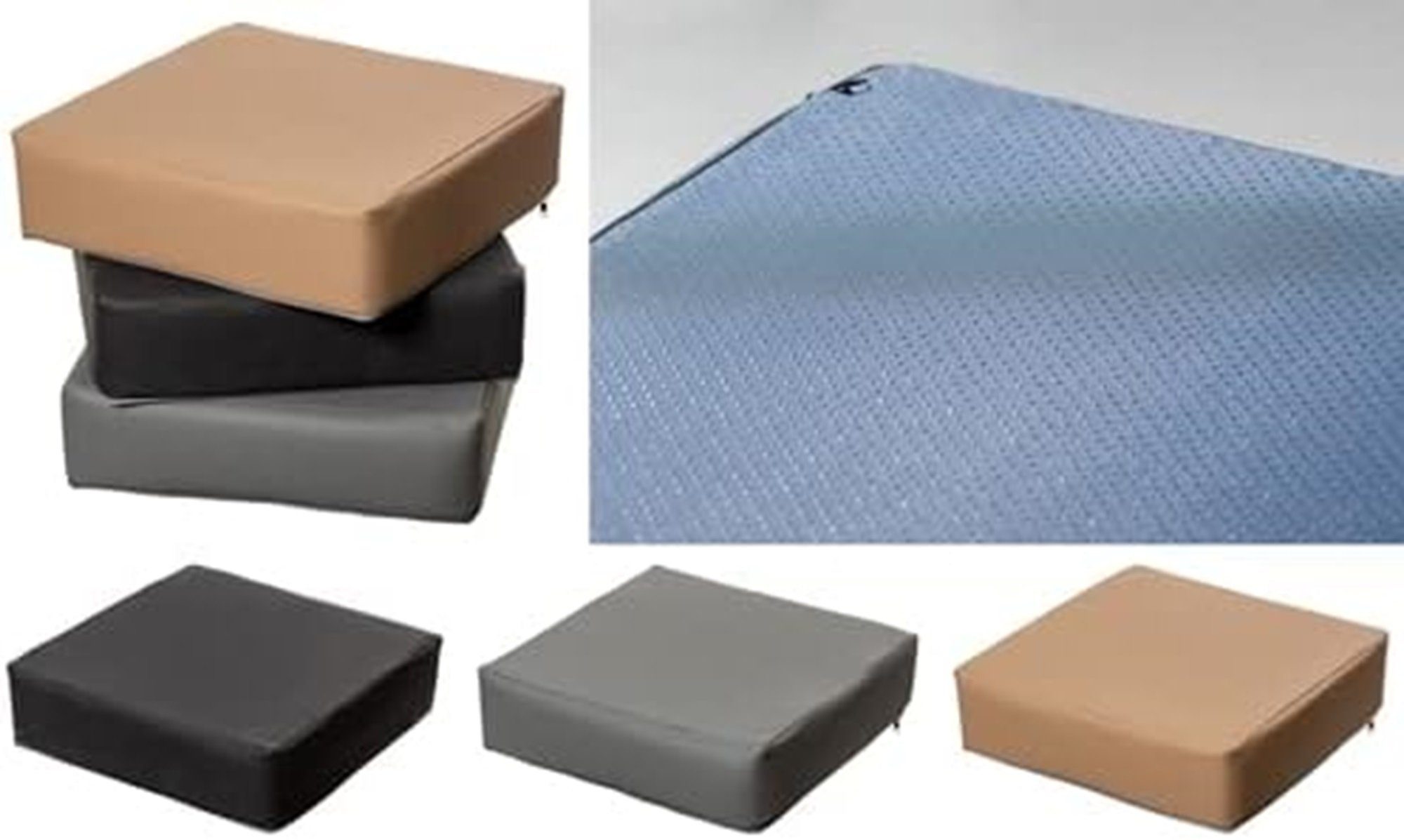 Brilliant Therapiekissen / Kunstleder / Bodenkissen / Stuhlkissen / Sitzerhöhung, Aufstehhilfe