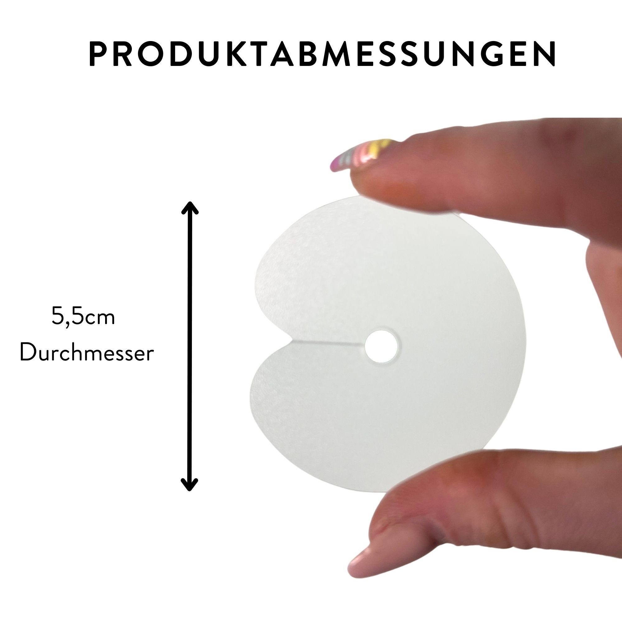 hair2heart Echthaar-Extension 10 x Schutzschablone mit Klammern