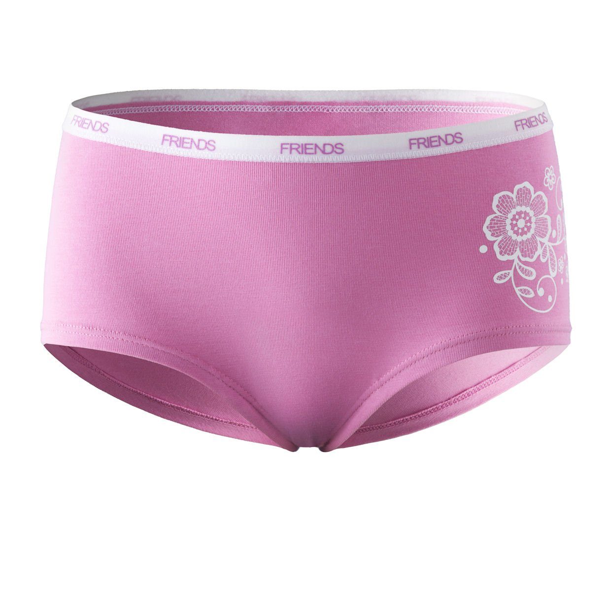 Slip FRIENDS Mädchen Unterhose Slip Panty lila weiß