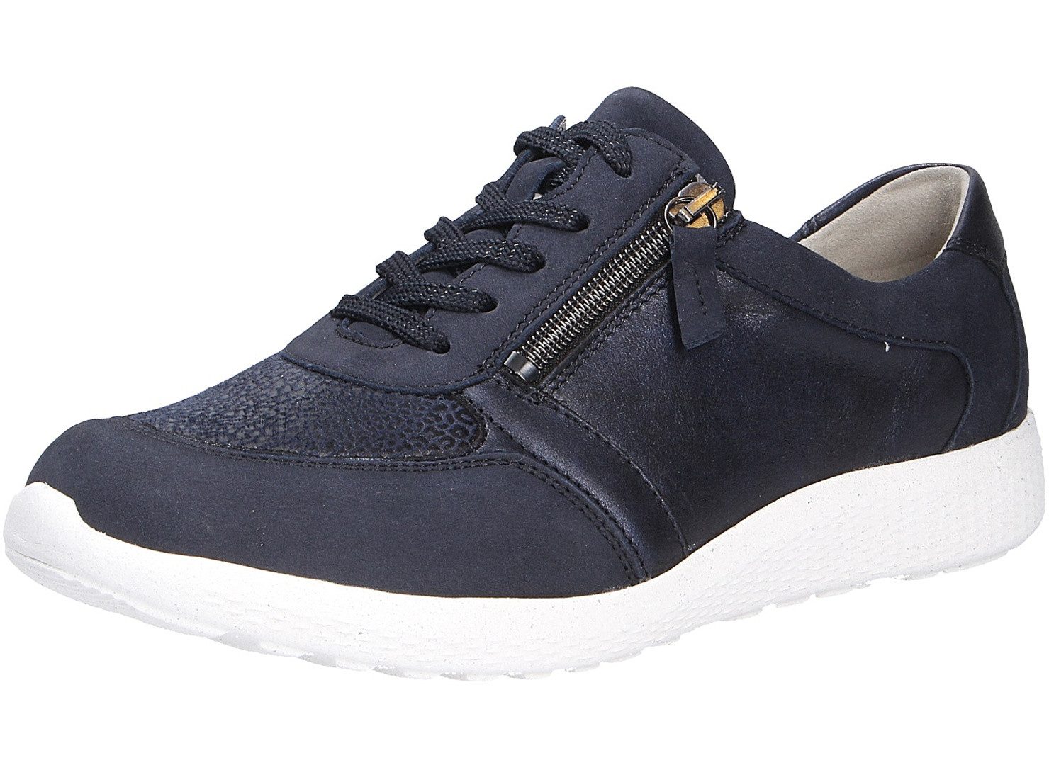 Waldläufer Damen Schnürschuh blau Größe Schnürschuh