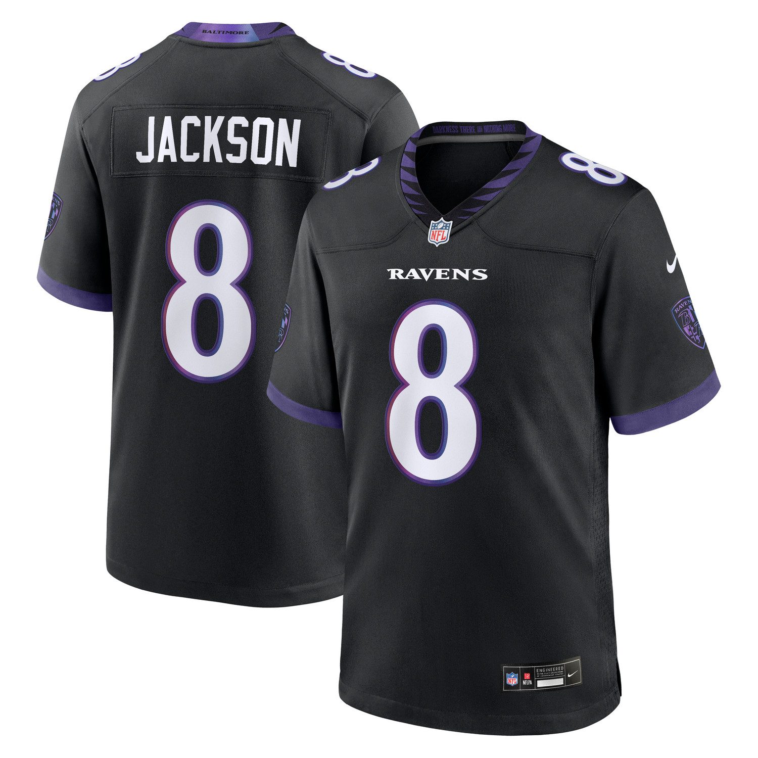 Nike Footballtrikot Nike Trikot Baltimore Ravens Nike Alternate Jersey Jackson 8