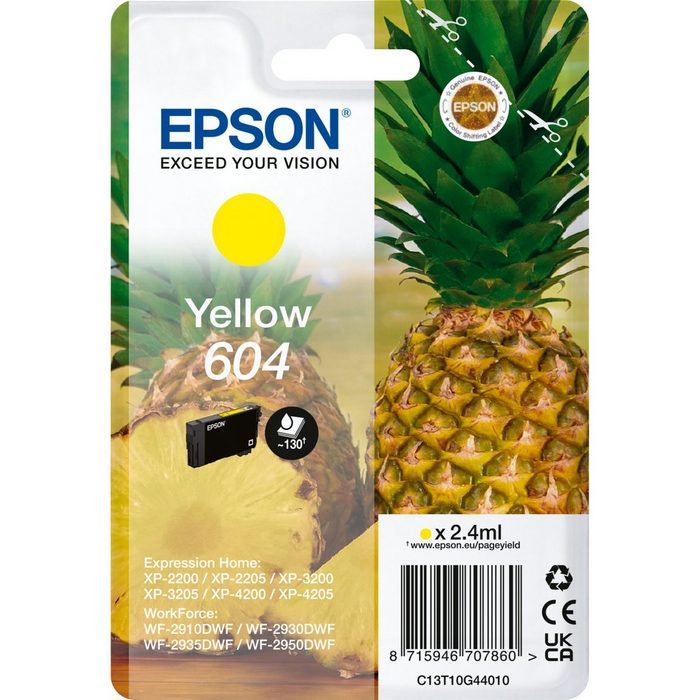 Epson Tinte gelb 604 (C13T10G44010) Tintenpatrone