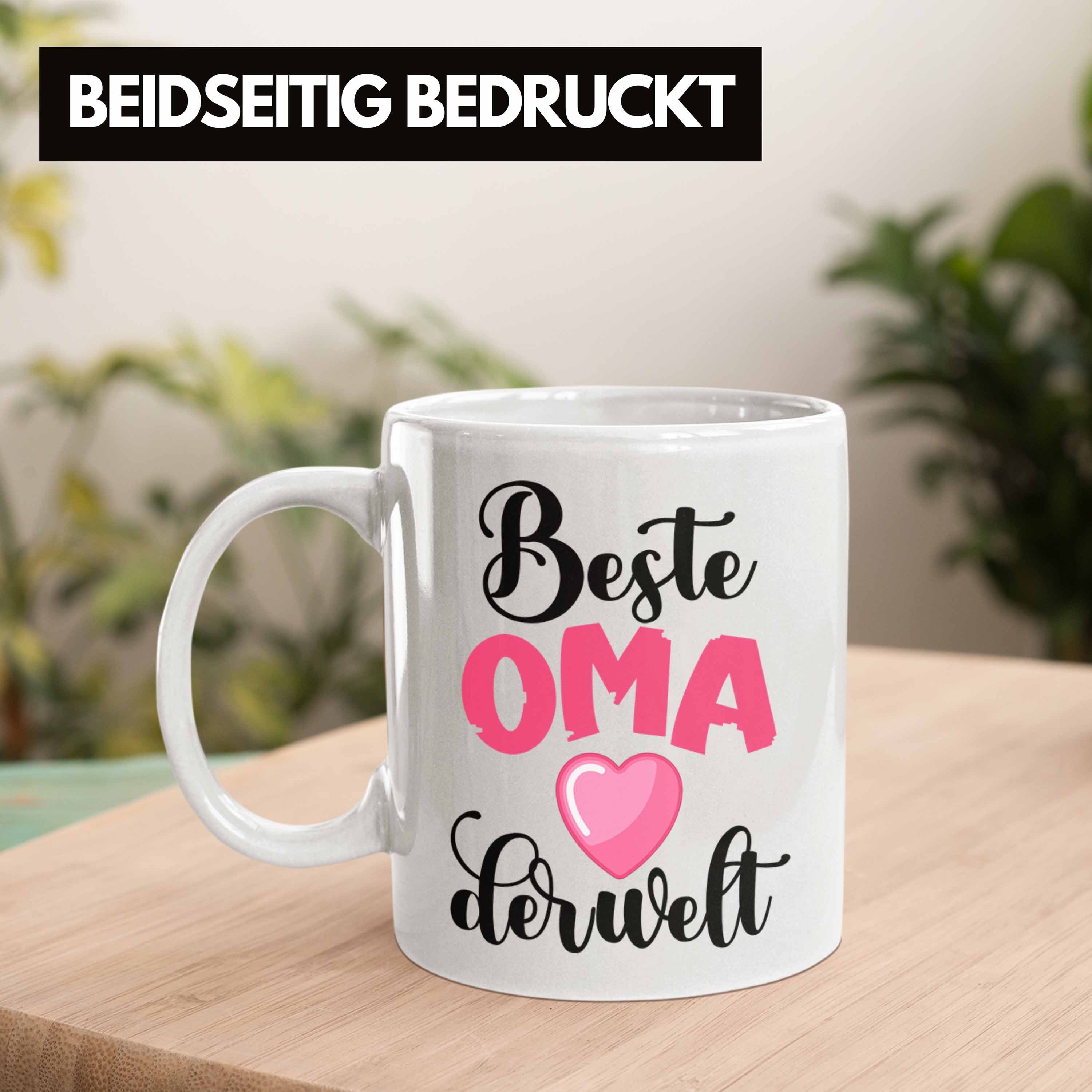 Enkel Welt Die Geschenk Beste Tasse Weiss Trendation Oma Geschenkidee - Herz Von Für Trendation Der Enkelin Tasse