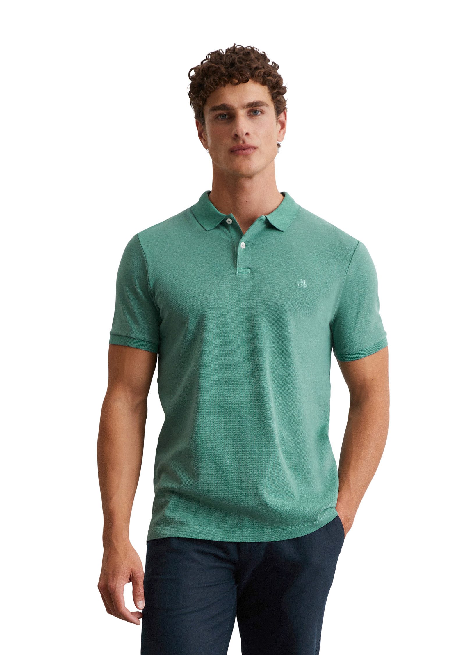 Marc O'Polo Poloshirt aus Organic Cotton-Stretch günstig online kaufen