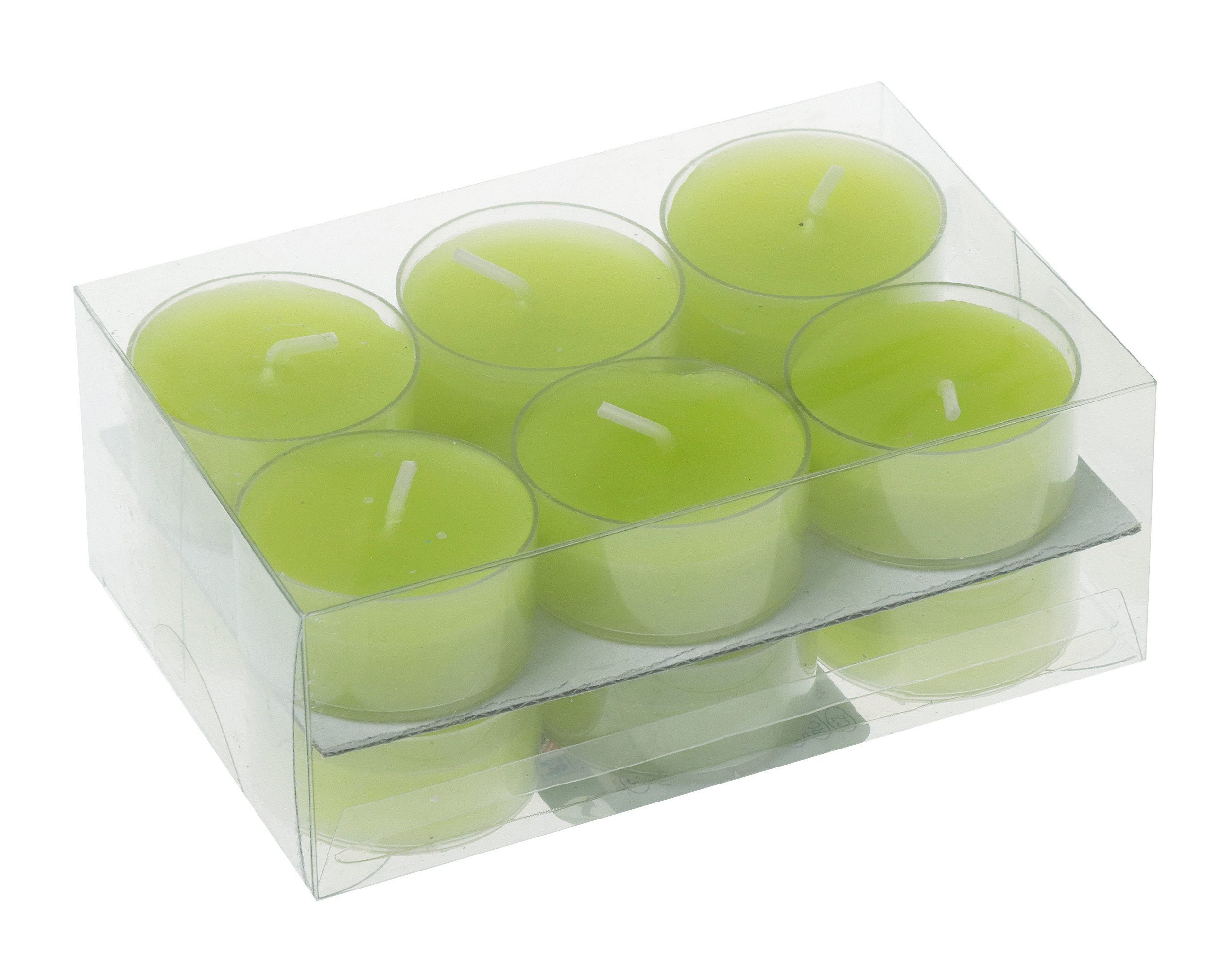 Steinhart Kerzen Teelicht Teelichter in Kunststoffhülle Fresh 18/38mm, 12er-Pack