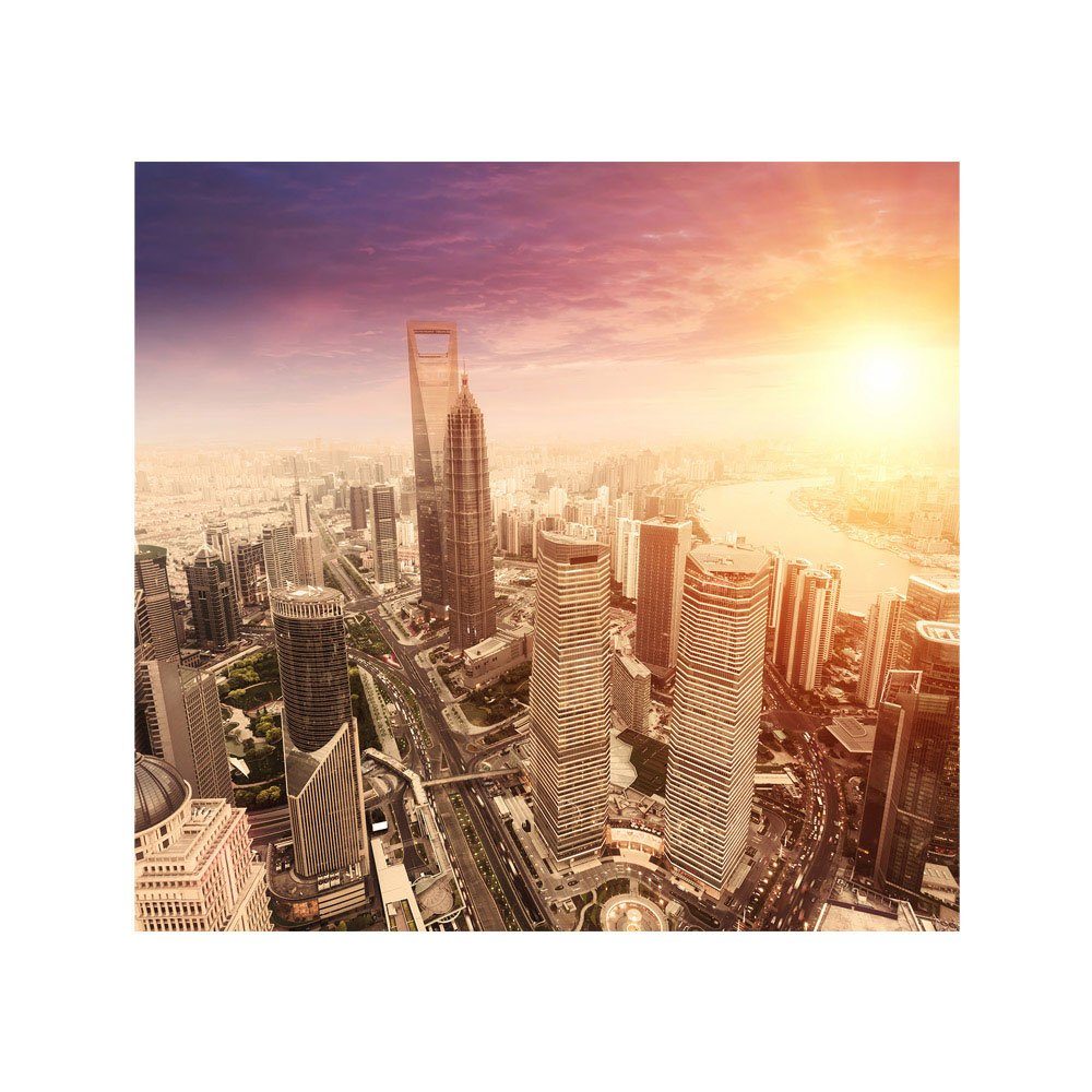 50, Fototapete Fototapete no. Skyline Hochhäuser Shanhai Shanghai Wolkenkratzer liwwing liwwing