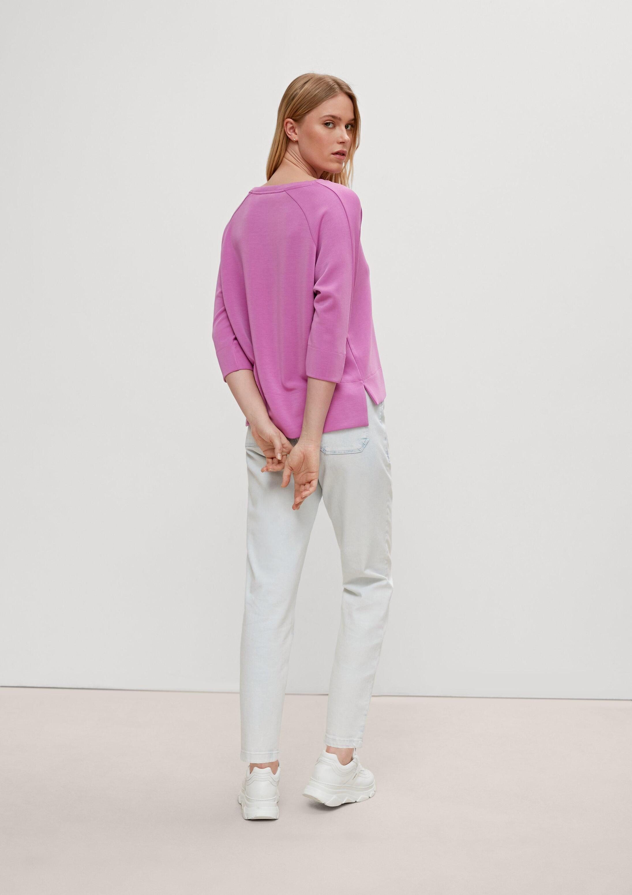 comma Slim-fit-Jeans Jeans-Hose Relaxed: Jeans mit Zipp-Details