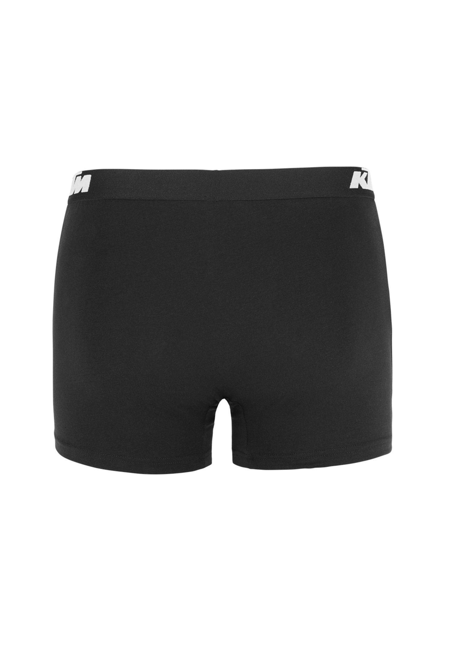 Pack (2-St) Boxer / KTM Cotton Man Dark X2 Grey Boxershorts Black