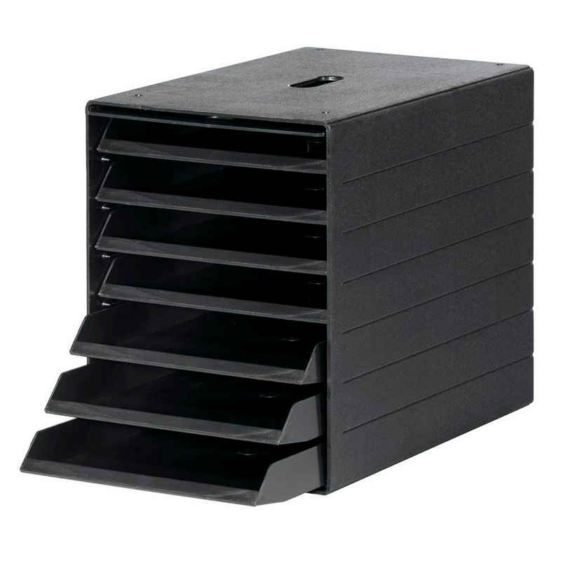 DURABLE Schubladenbox 1 Schubladenbox IDEALBOX PLUS 7 - anthrazit, Schubladen herausnehmbar