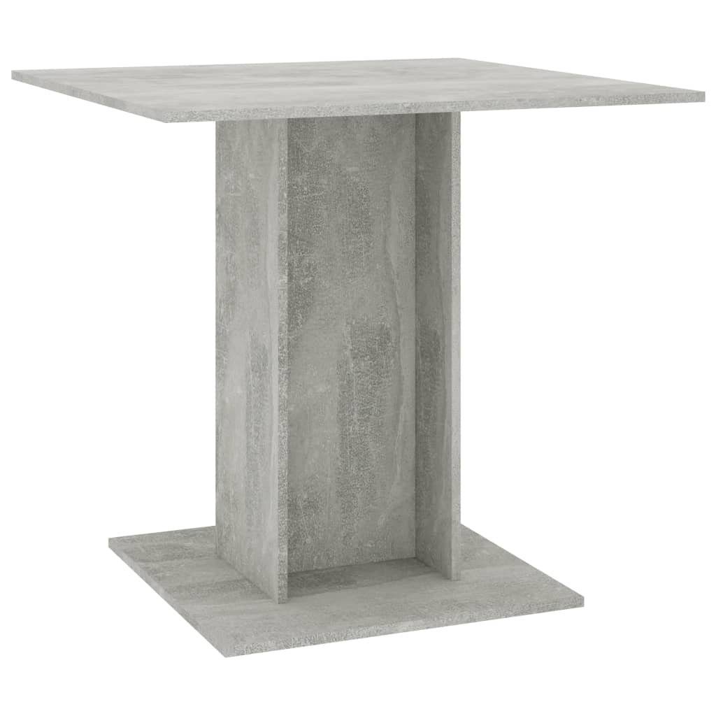 furnicato Esstisch Betongrau 80x80x75 cm Holzwerkstoff günstig online kaufen