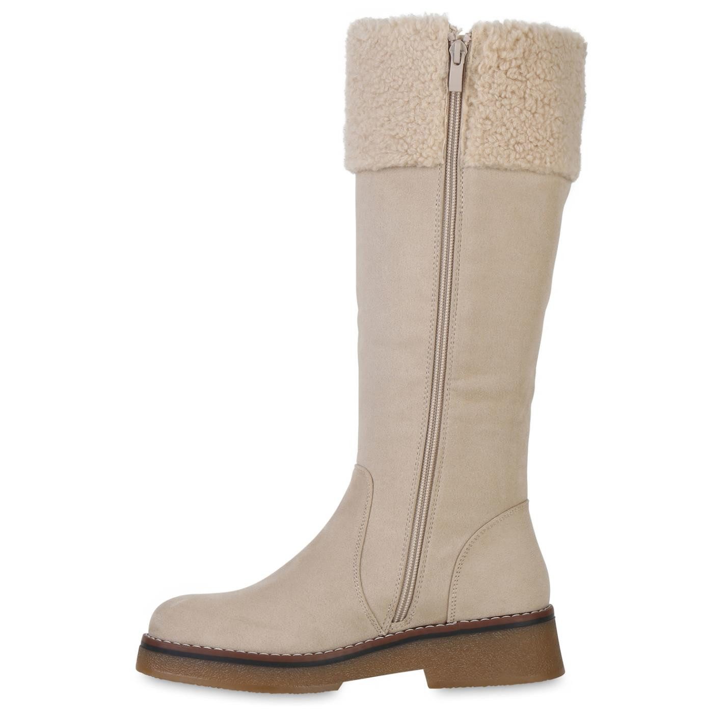 VAN HILL 841351 Winterstiefel Damen Gefütterte Winterstiefel Stiefel Bequem günstig online kaufen