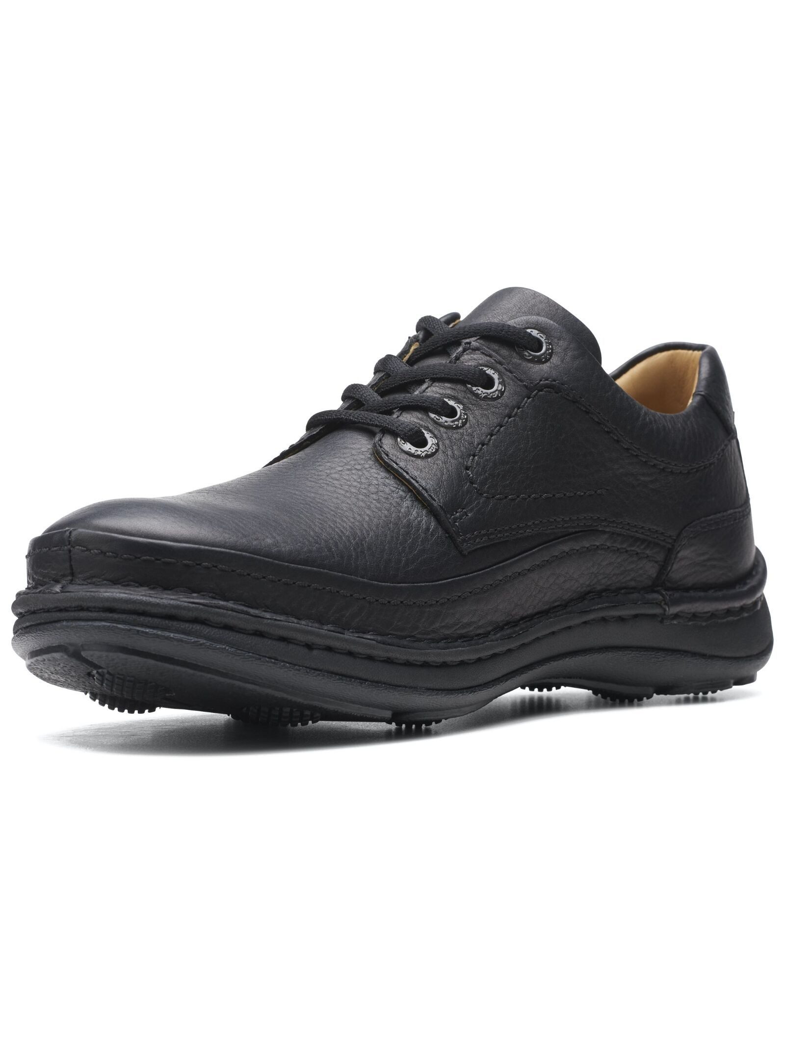 Halbschuhe Leder . Schnürschuh